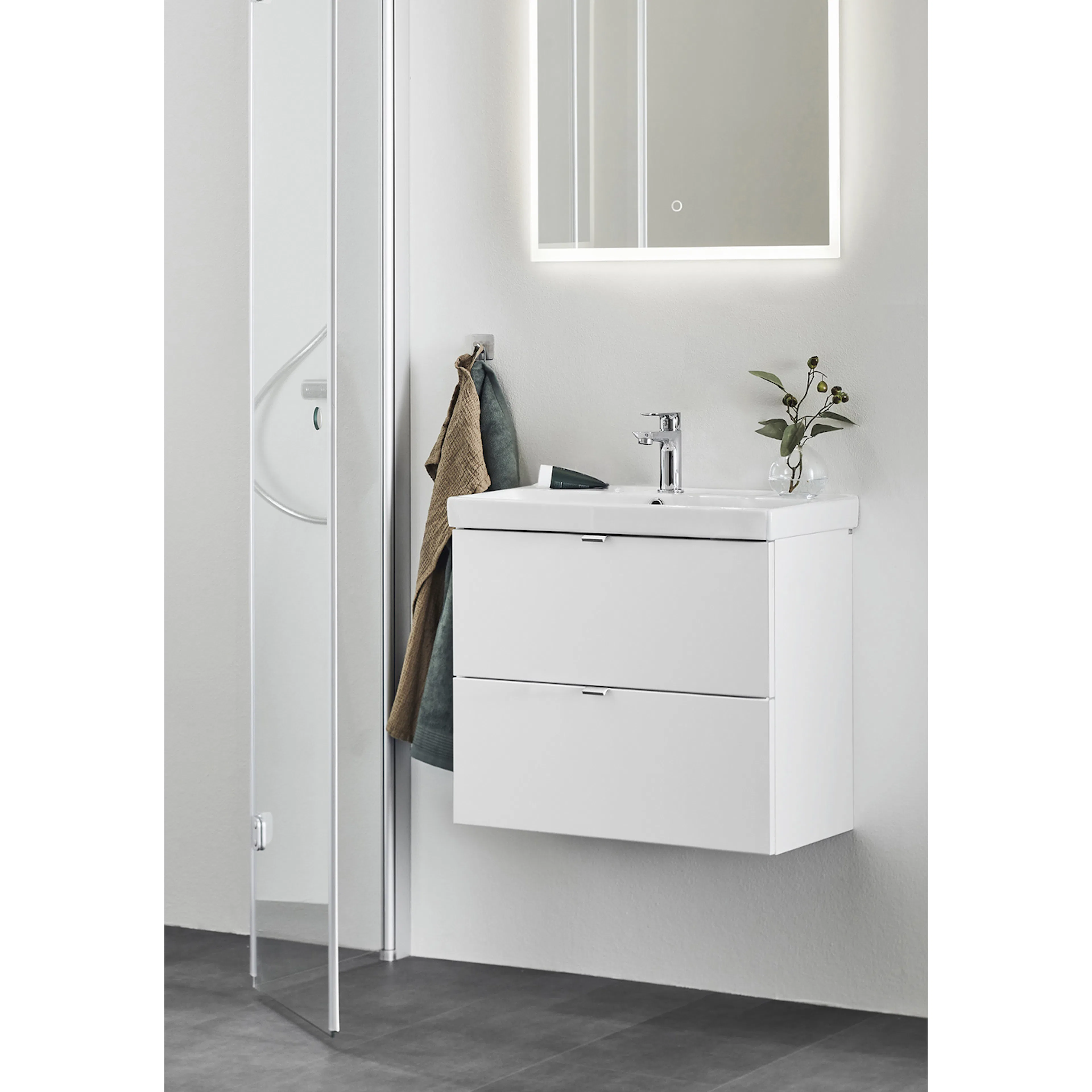 Tvättställsskåp Hafa Neat med Tvättställ och Lådor