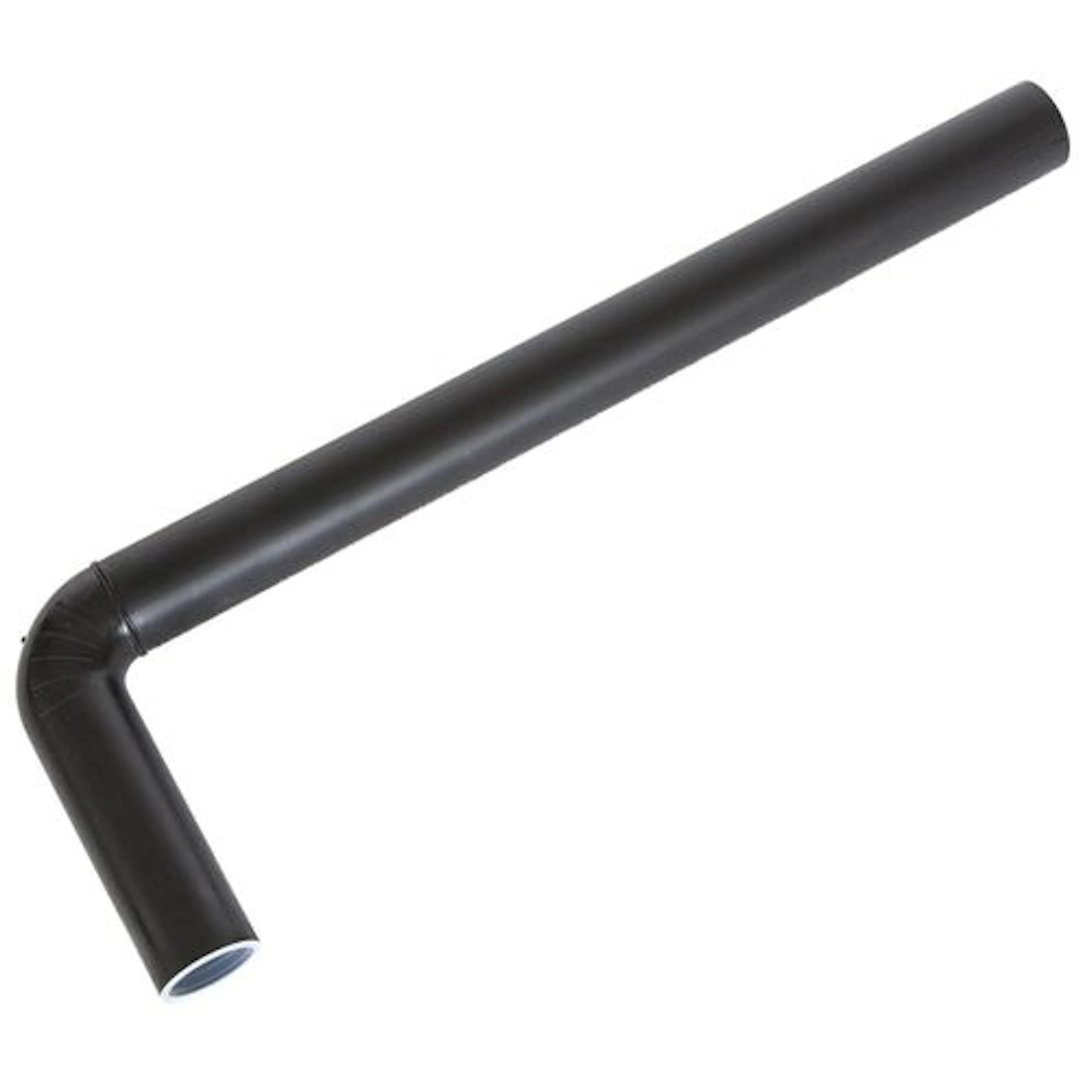 Utloppsrör Alterna Svart Enkel