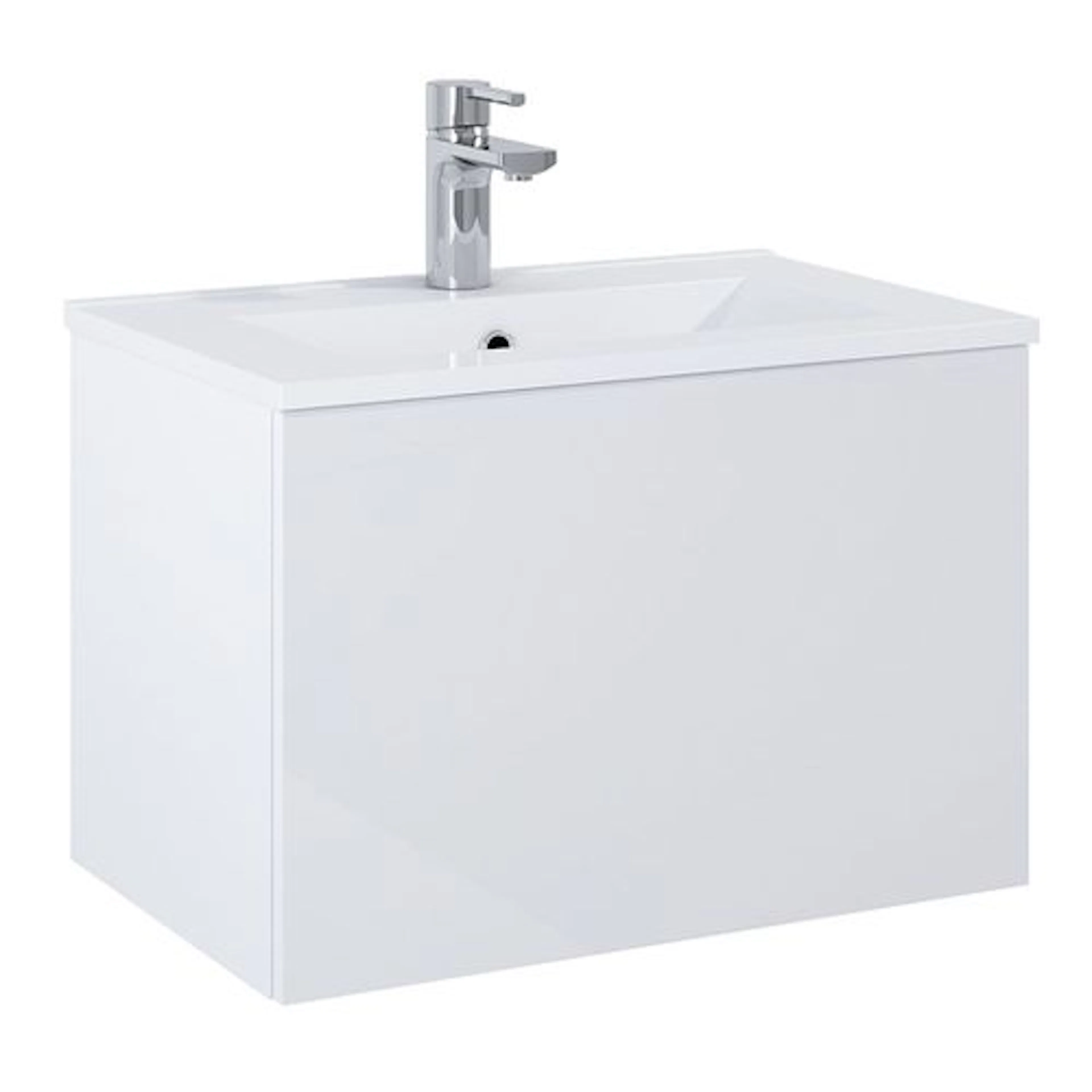 Tvättställsskåp Alterna Ella Kompakt med Ariella Porslin Tvättställ