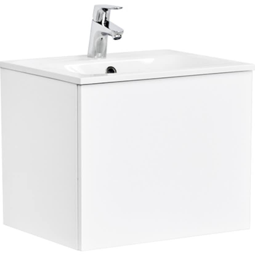 Tvättställsskåp Alterna Ella med Ariella Mineralkomposit Tvättställ