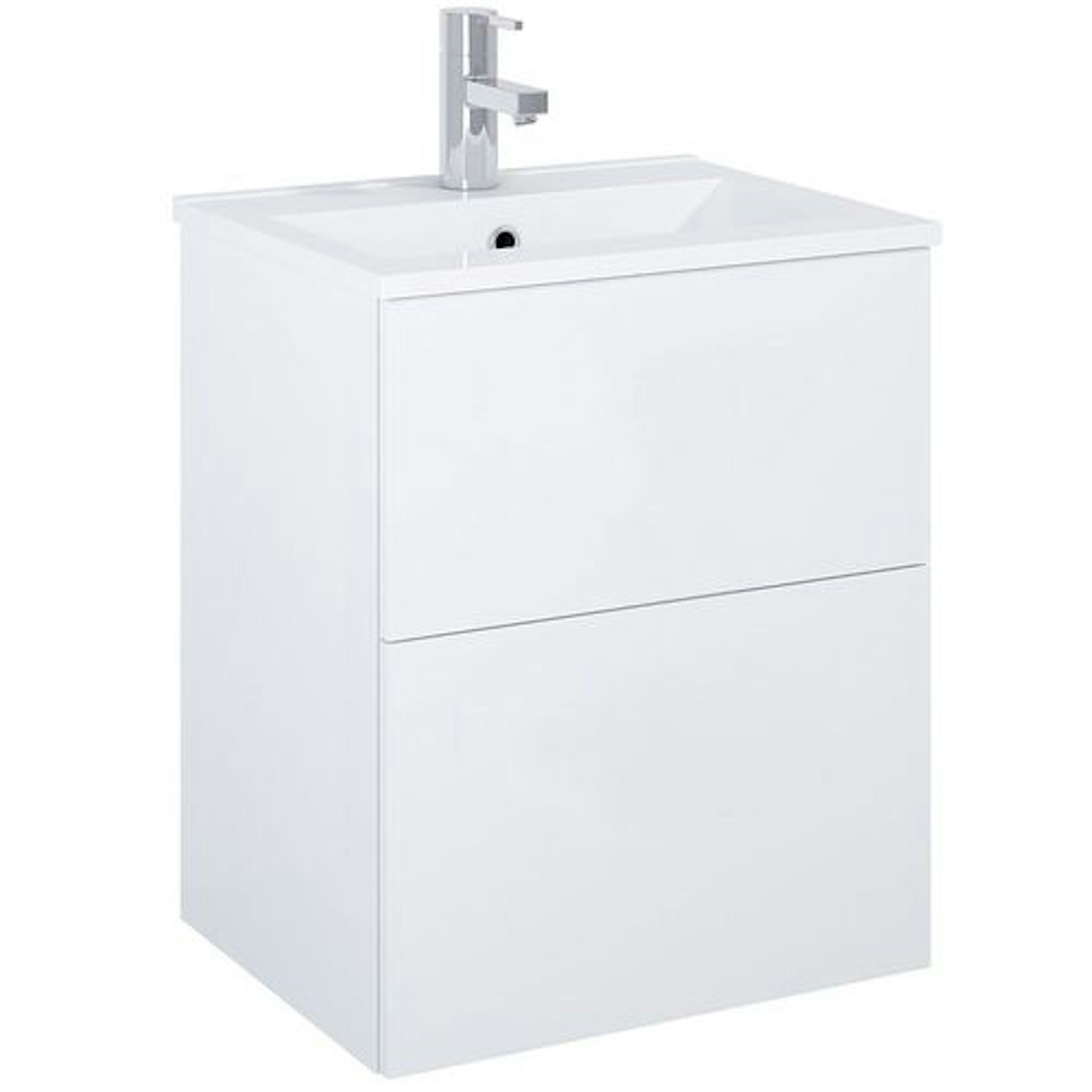 Tvättställsskåp Alterna Isella Kompakt med Ariella Porslin Tvättställ