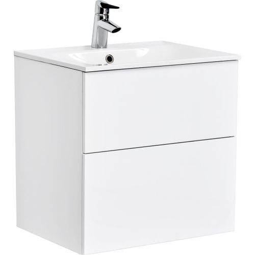 Tvättställsskåp Alterna Isella Kompakt med Ariella Mineralkomposit Tvättställ