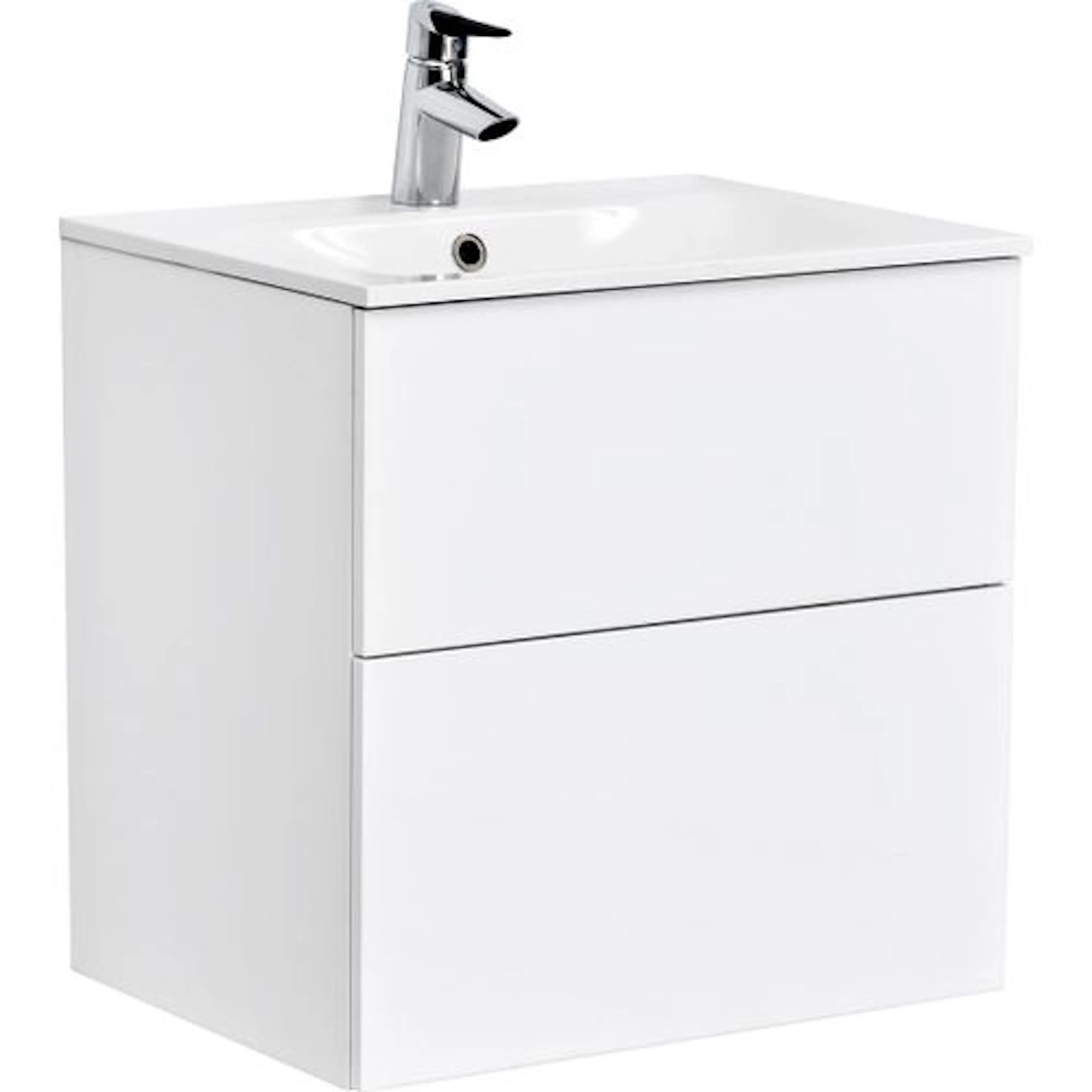 Tvättställsskåp Alterna Isella Kompakt med Ariella Mineralkomposit Tvättställ