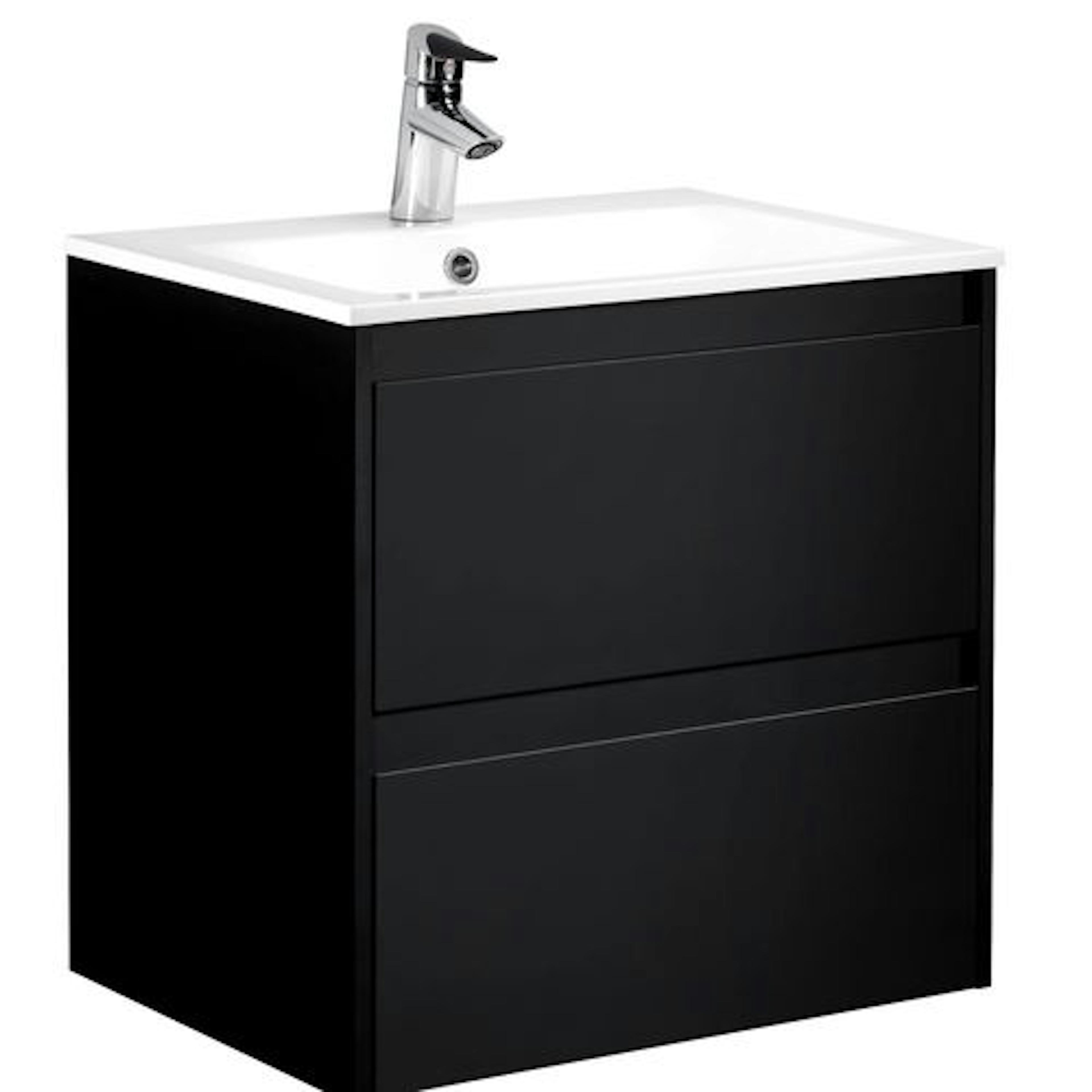 Tvättställsskåp Alterna Luxor Kompakt med Materialkomposit Tvättställ