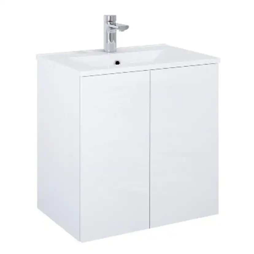 Tvättställsskåp Alterna Isella Lucka med Ariella Porslin Tvättställ