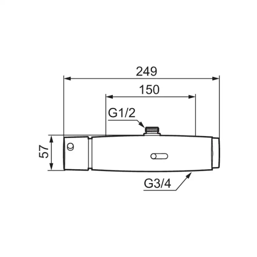 Duschblandare FM Mattsson Tronic WMS