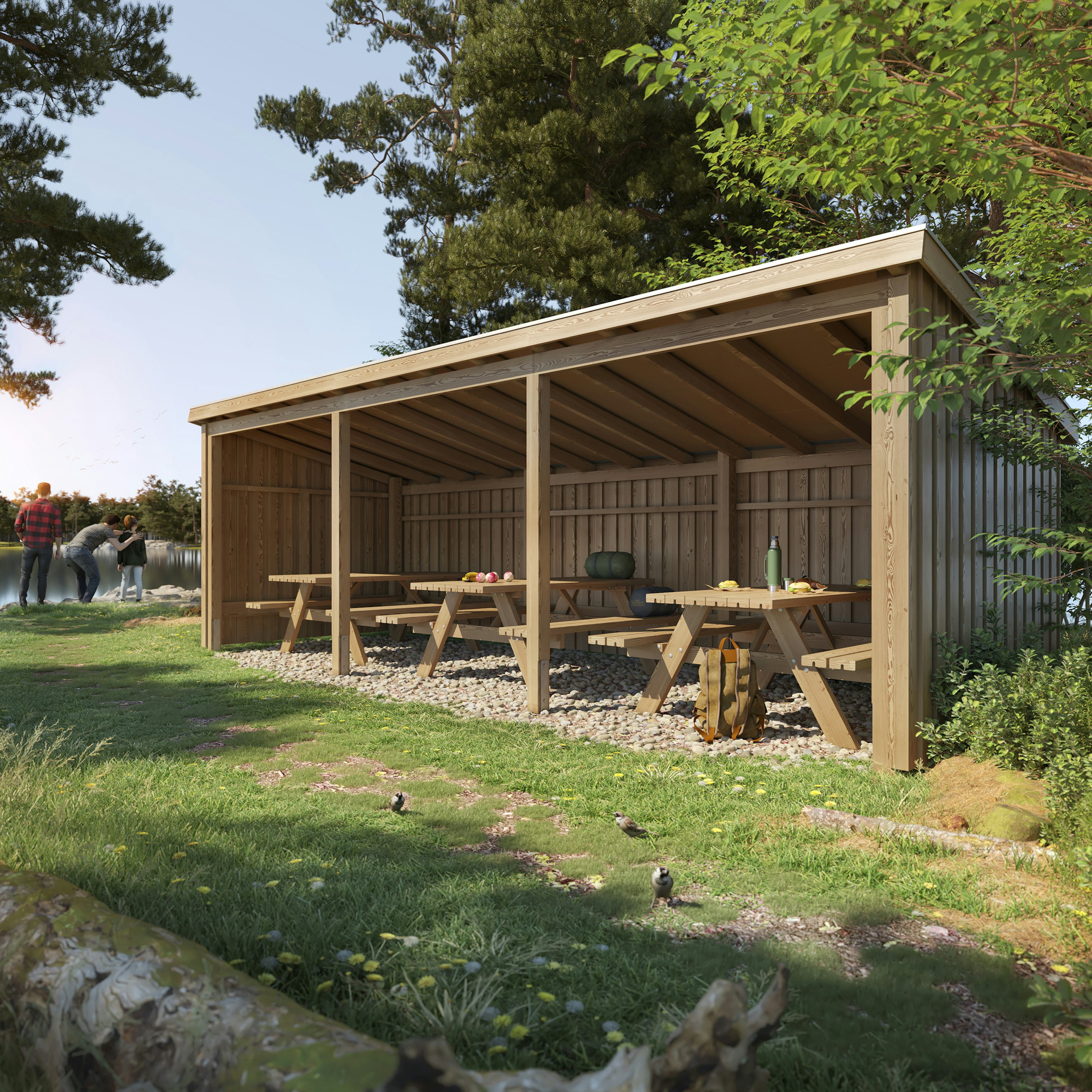 Picknickbod PLUS Nordic 14 m2