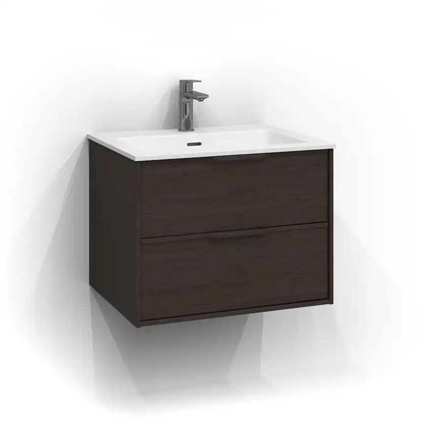 Tvättställsskåp Svedbergs Epos 60x45 med 2 Lådor