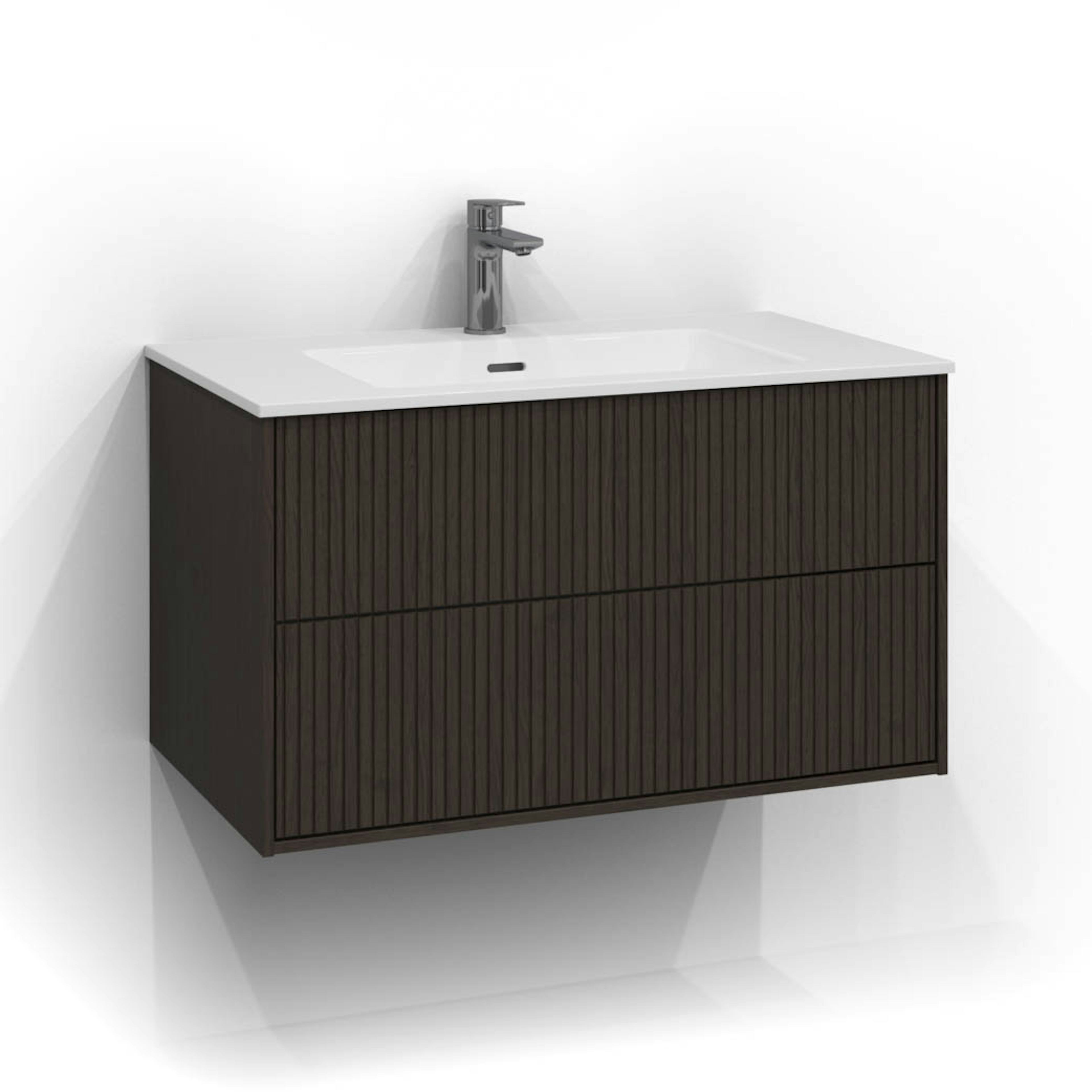 Tvättställsskåp Svedbergs Epos 80x45 med 2 Lådor