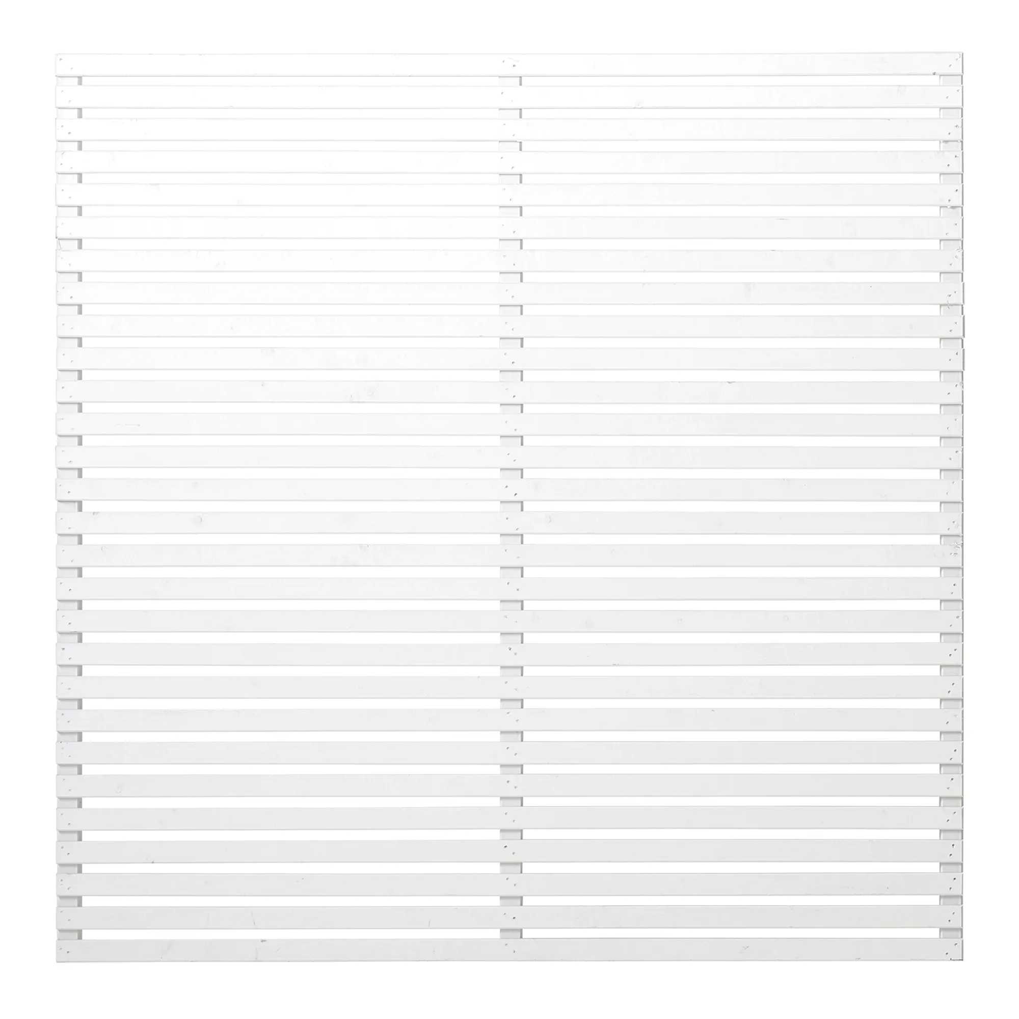 Staket PLUS Tokyo Grundmålad Vit 180×180 cm