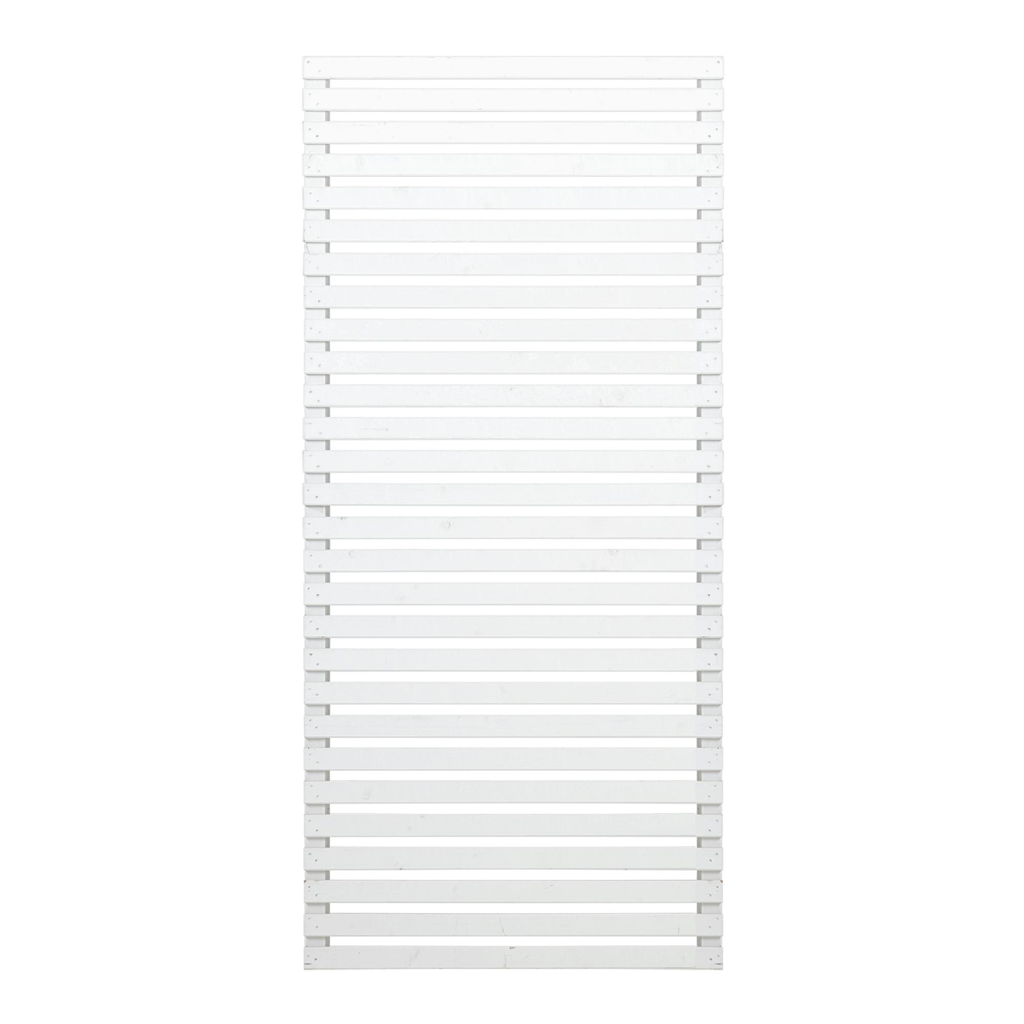 Staket PLUS Tokyo Grundmålad Vit 83×180 cm