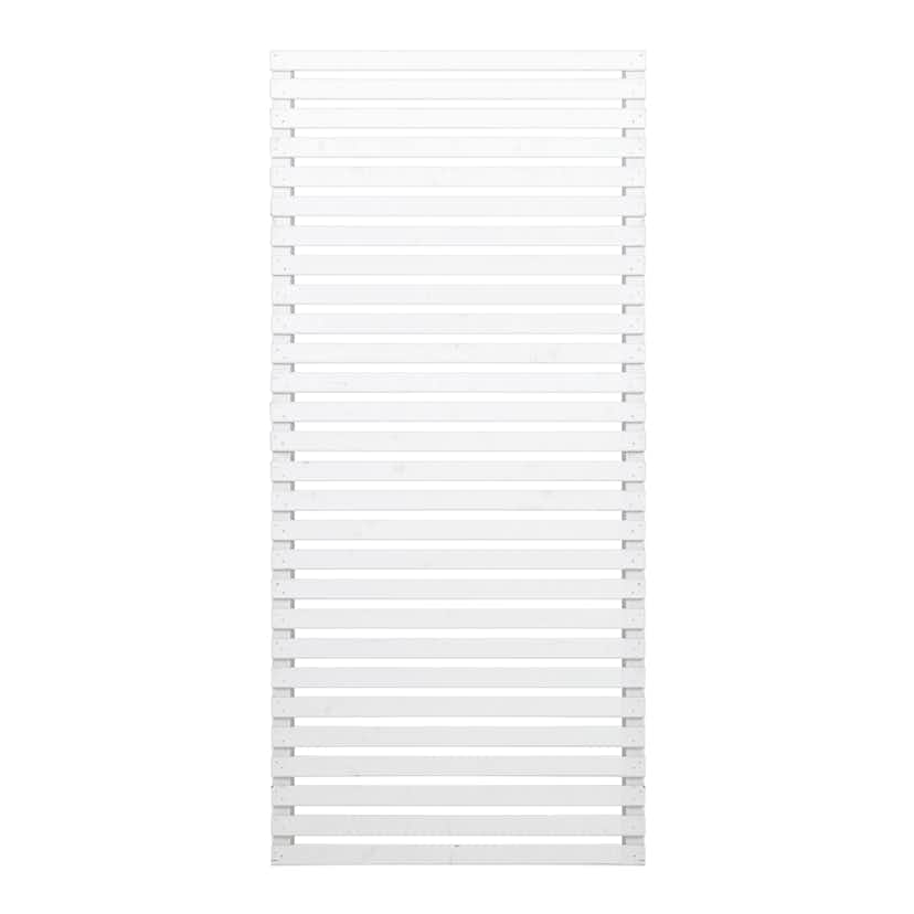 Staket PLUS Tokyo Grundmålad Vit 83×180 cm