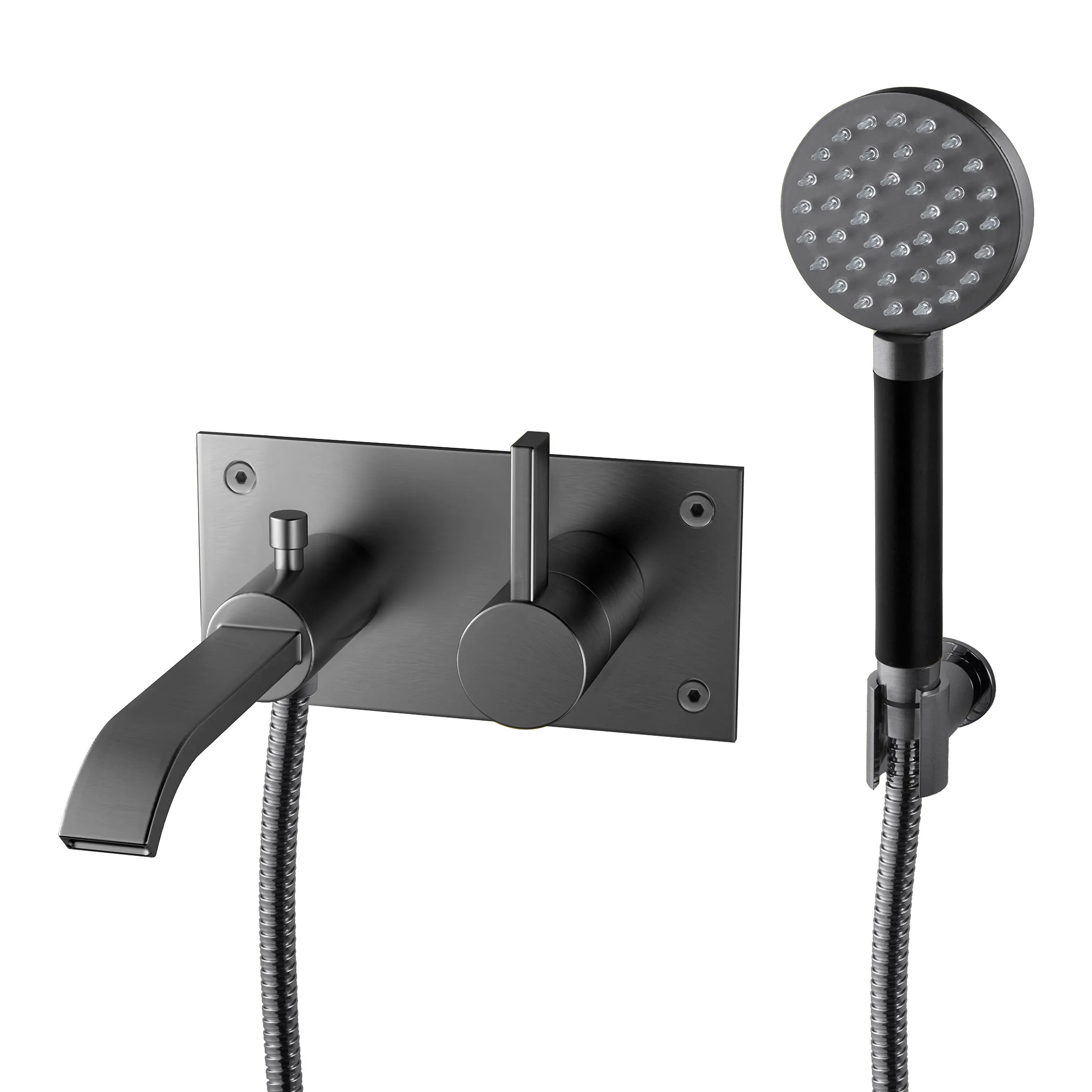 Brushed Black Chrome