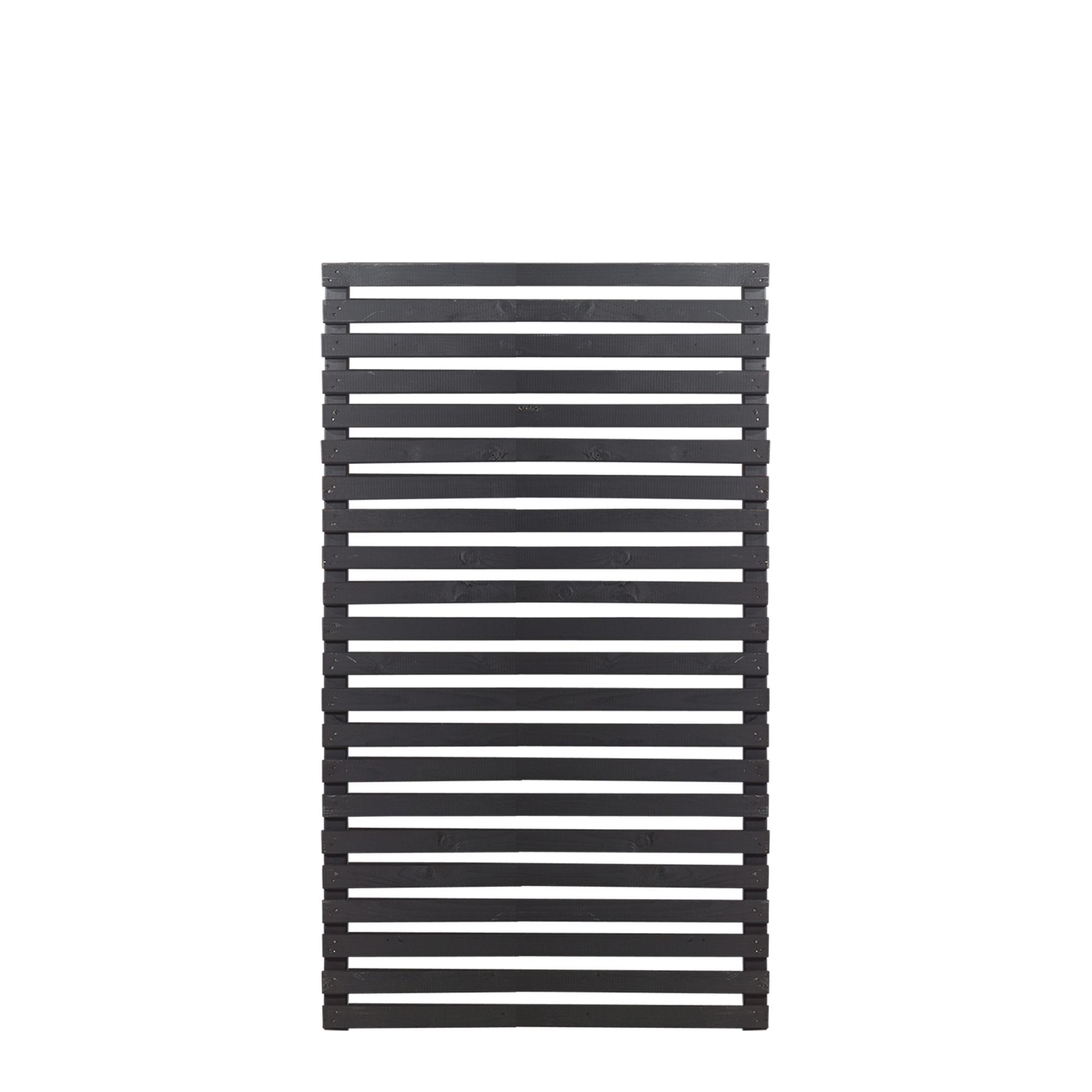 Staket PLUS Tokyo Grundmålad Svart 83×140 cm