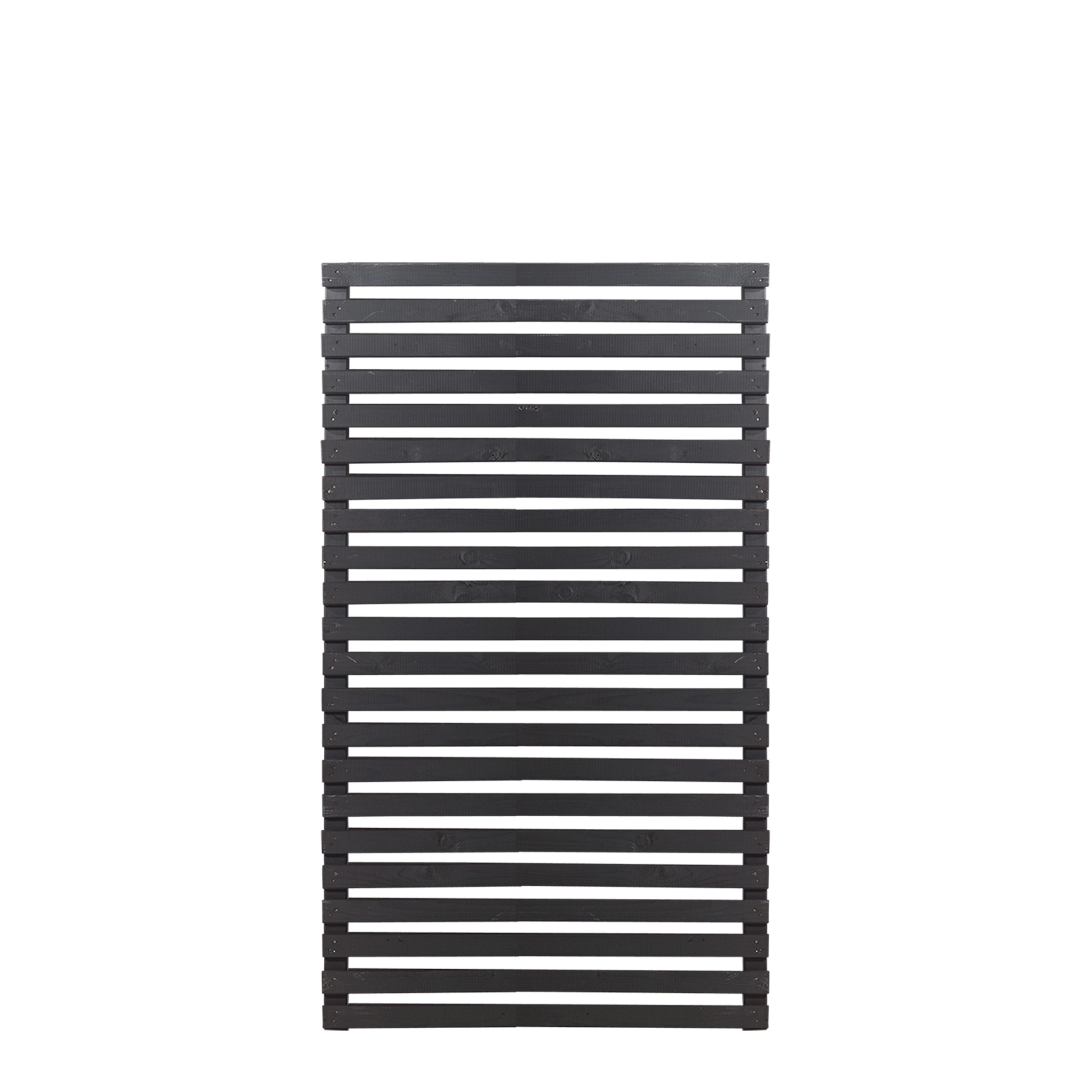 Staket PLUS Tokyo Grundmålad Svart 83×140 cm