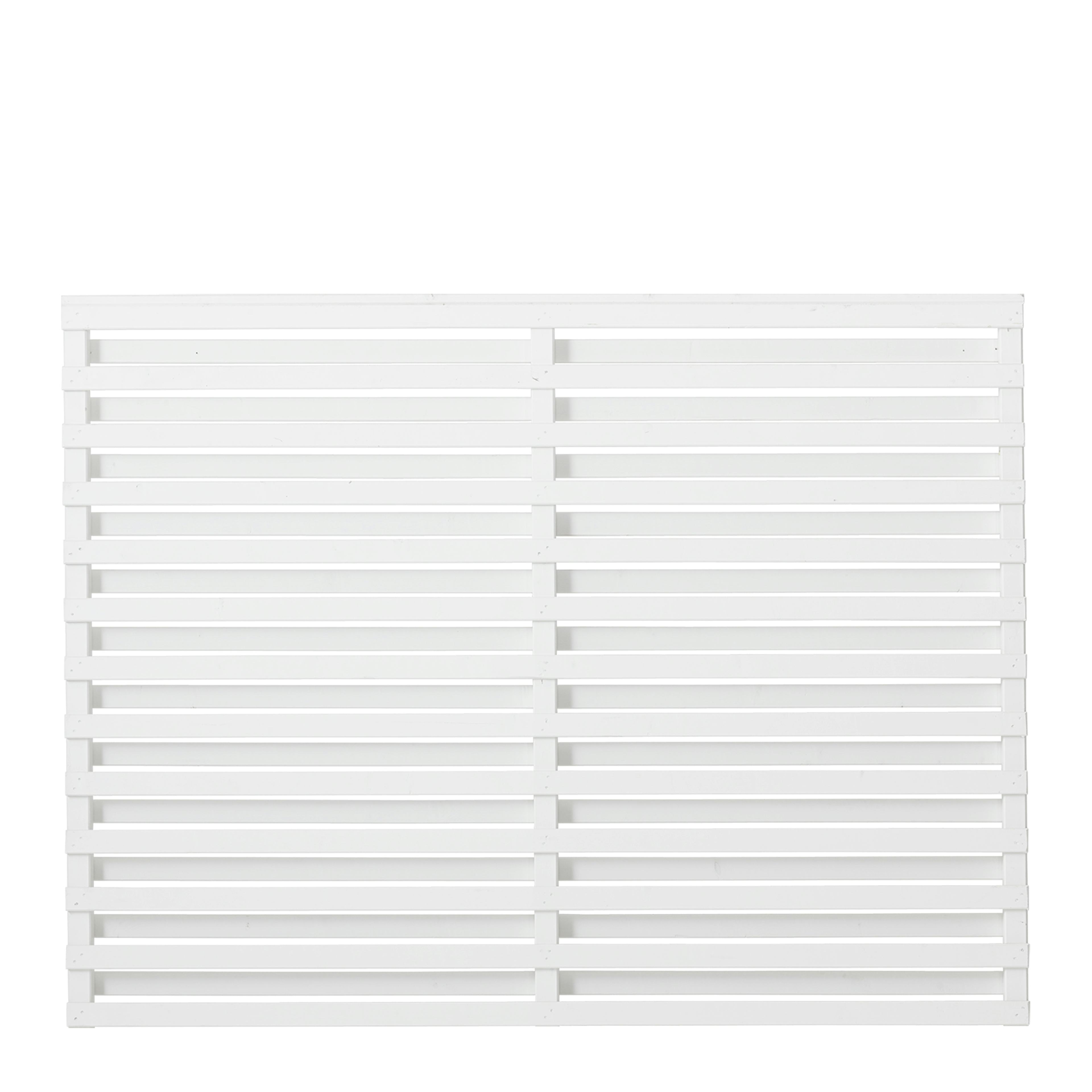 Staket PLUS Osaka Grundmålad Vit 180×136 cm