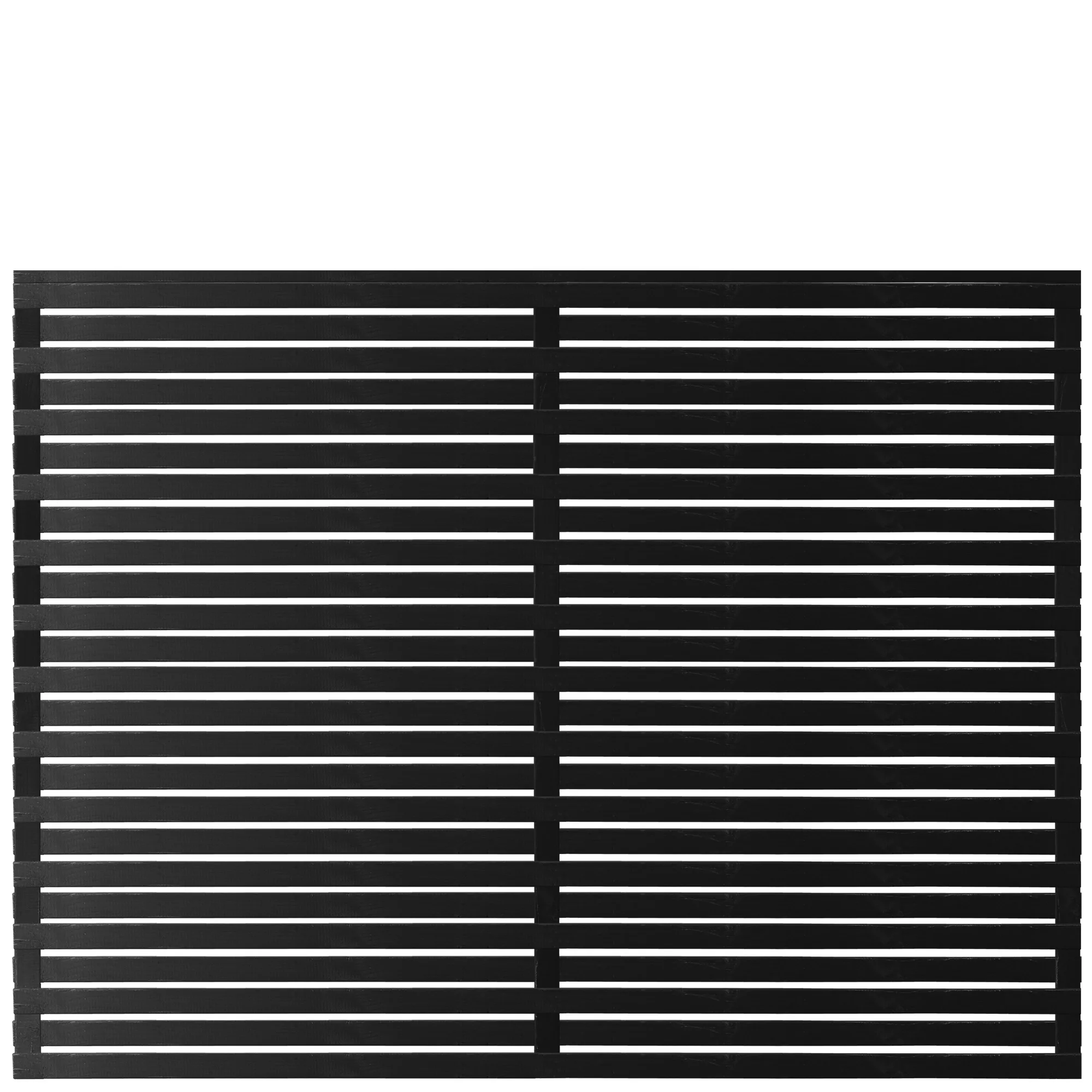 Skärm PLUS Osaka 180x136 cm Tryckimpregnerad grundmålad svart