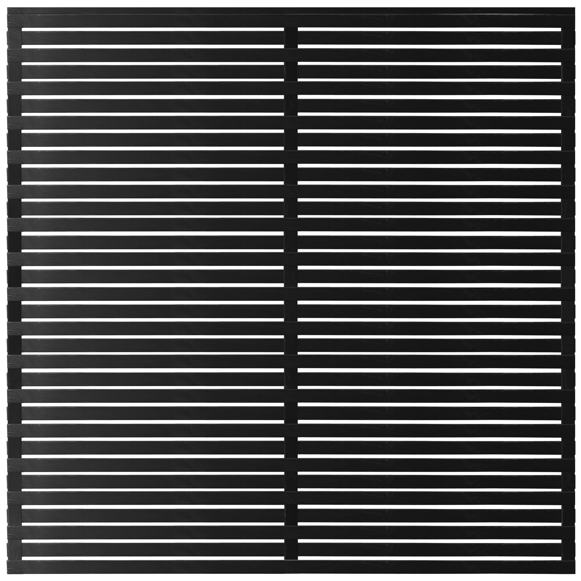 Skärm PLUS Osaka 180x180 cm Tryckimpregnerad grundmålad svart