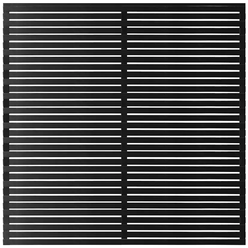 Skärm PLUS Osaka 180x180 cm Tryckimpregnerad grundmålad svart