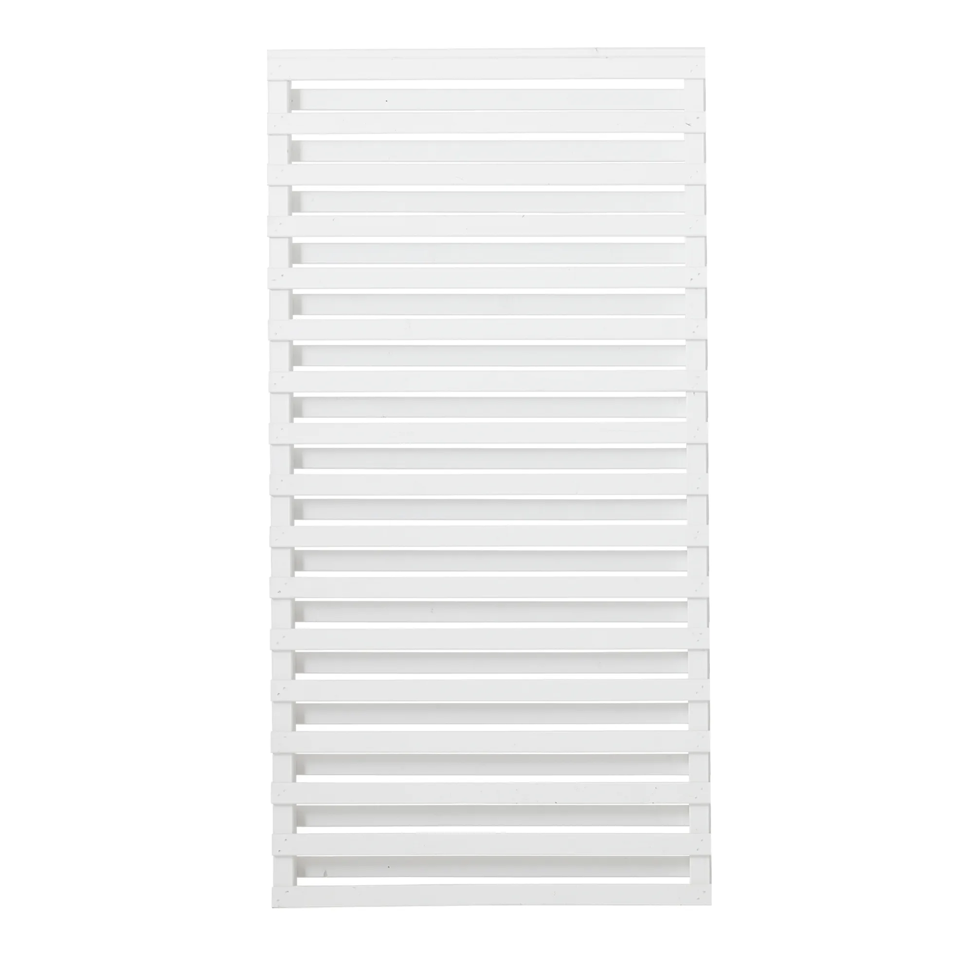 Staket PLUS Osaka Grundmålad Vit 90×180 cm