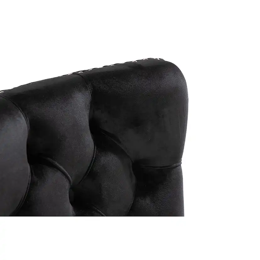 Matstol In Living Bergviken Sammetsklädd Svart Stol 2 st