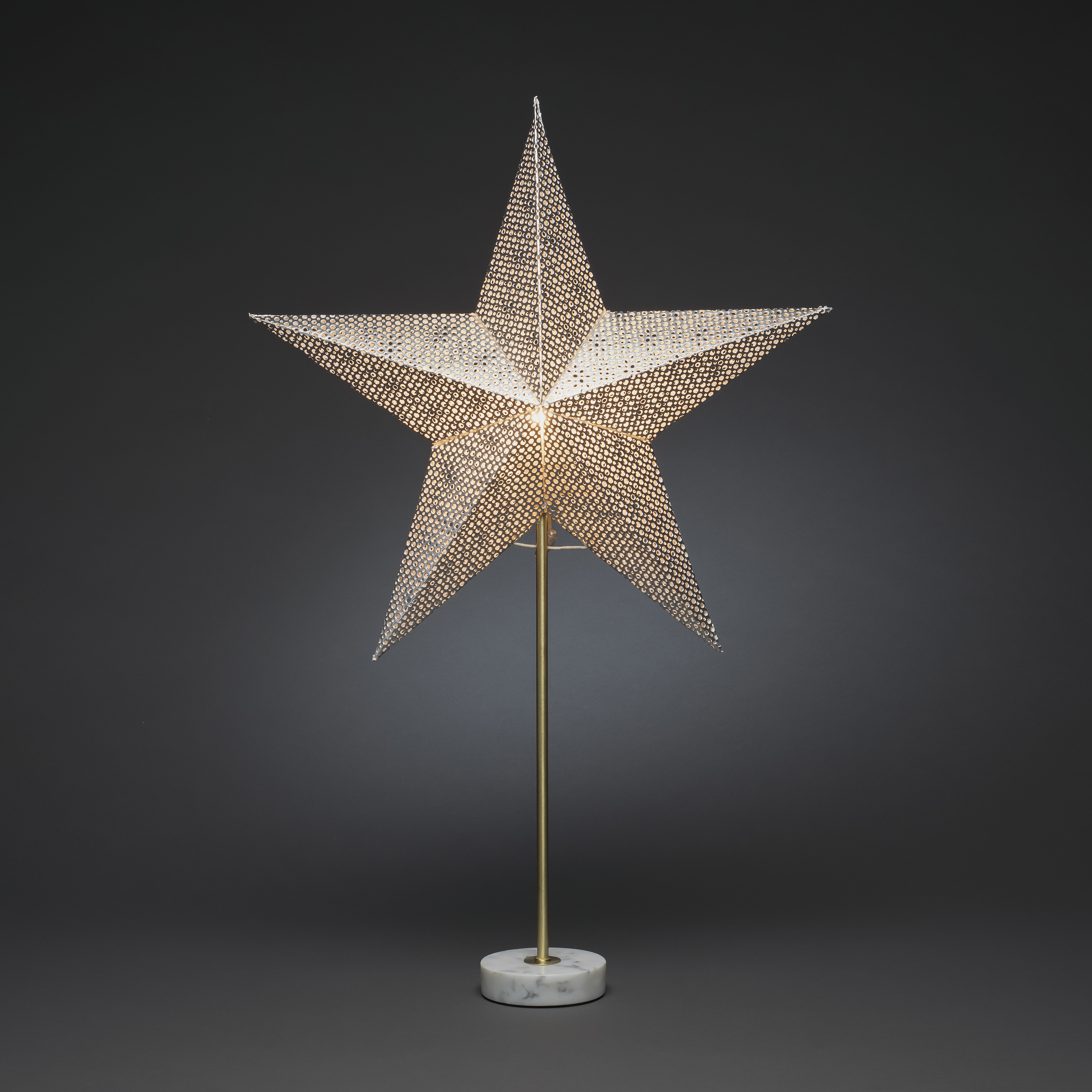 Adventsstjärna Gnosjö Konstsmide med Marmorfot