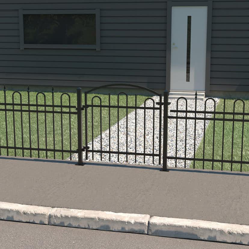 Dubbelgrind Skotte Garden Populär 360x90/120 cm Komplett