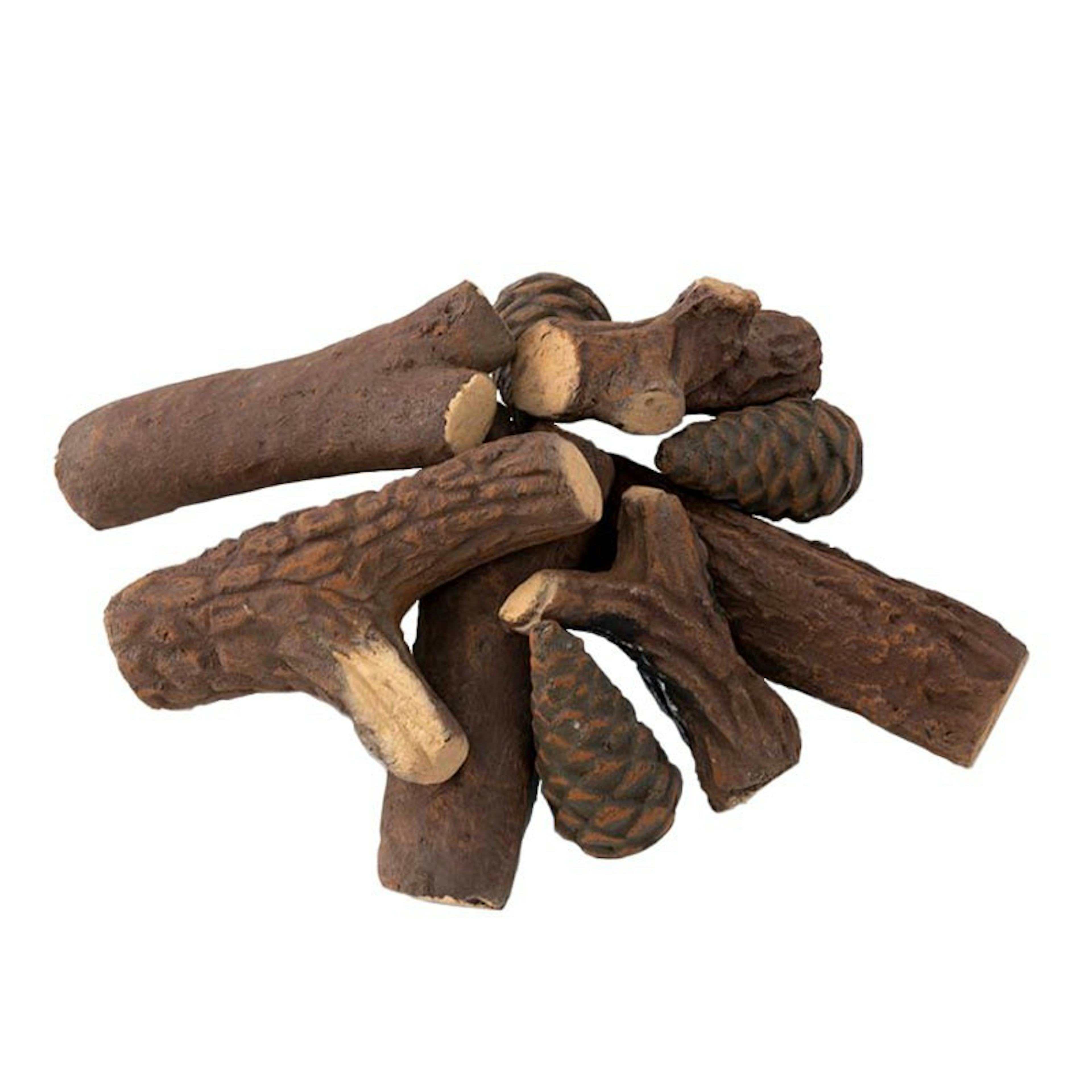 Keramisk Trä Cach Fires 9-pack