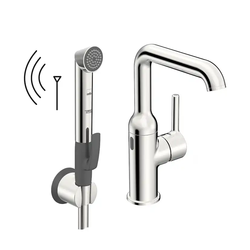 Tvättställsblandare Oras Optima Style 2617FHZ Hybrid sensor med Bluetooth