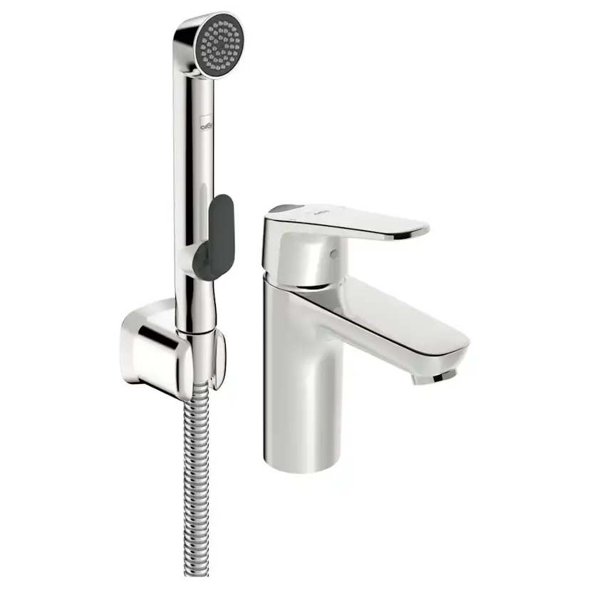 Tvättställsblandare Oras Vega XL 1801FG med Bidetta Handdusch