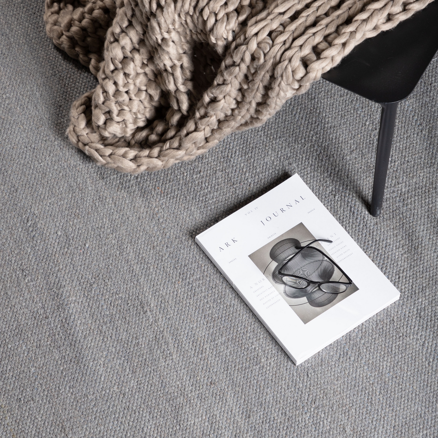 Handvävd Matta Venture Home Jaipur Rund Ull