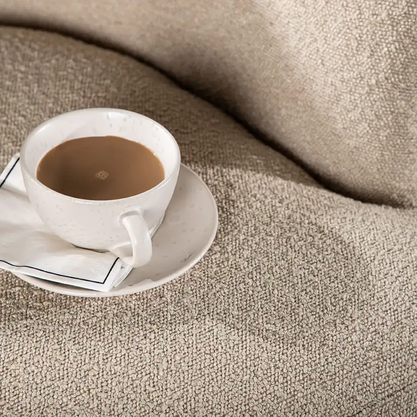 Fåtölj Venture Home Lincoln Boucletyg Beige