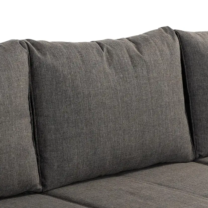 Loungegrupp Comfort Garden Ariany Utemöbler i Svart Aluminium