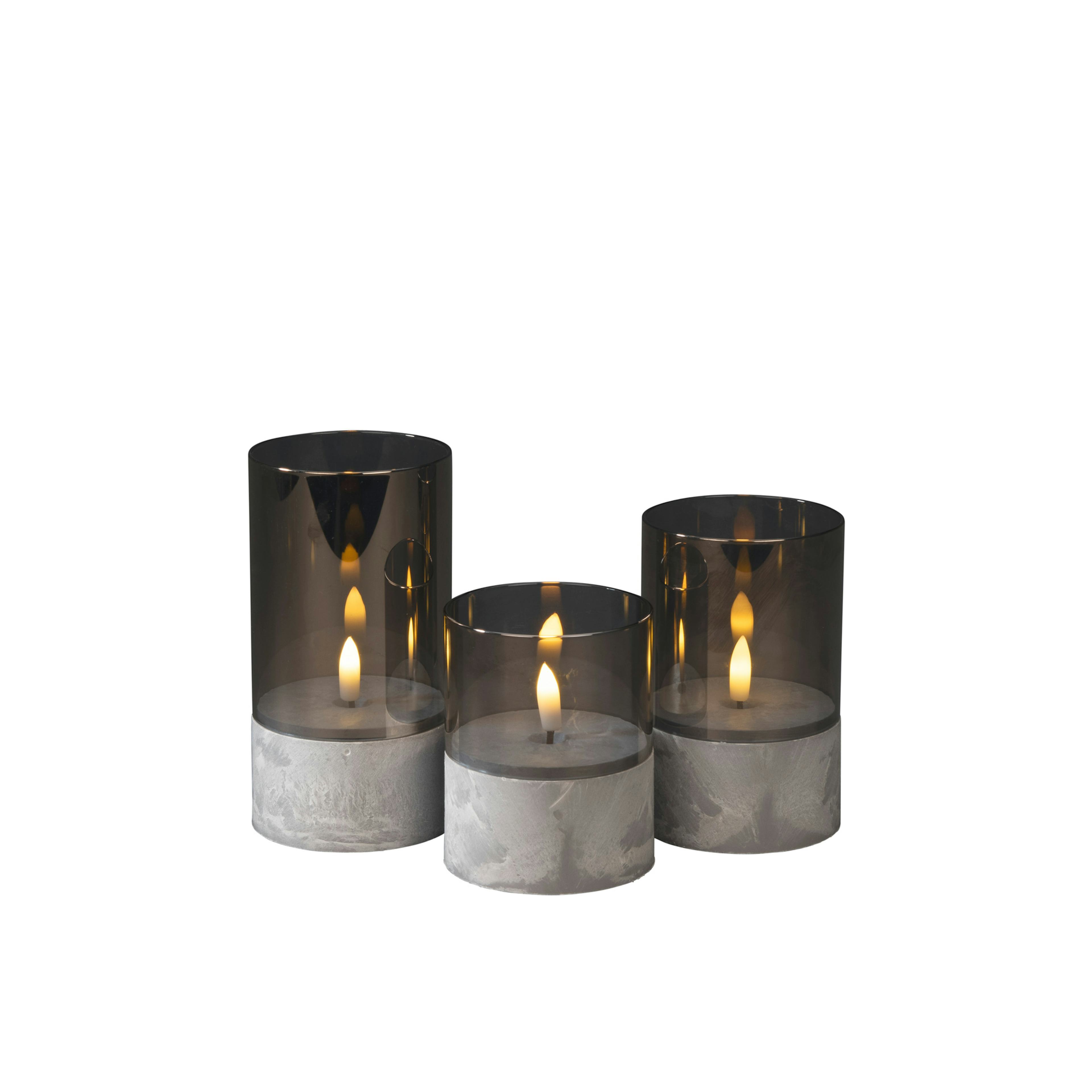 Ljuslykta Gnosjö Konstsmide Set 1819 LED