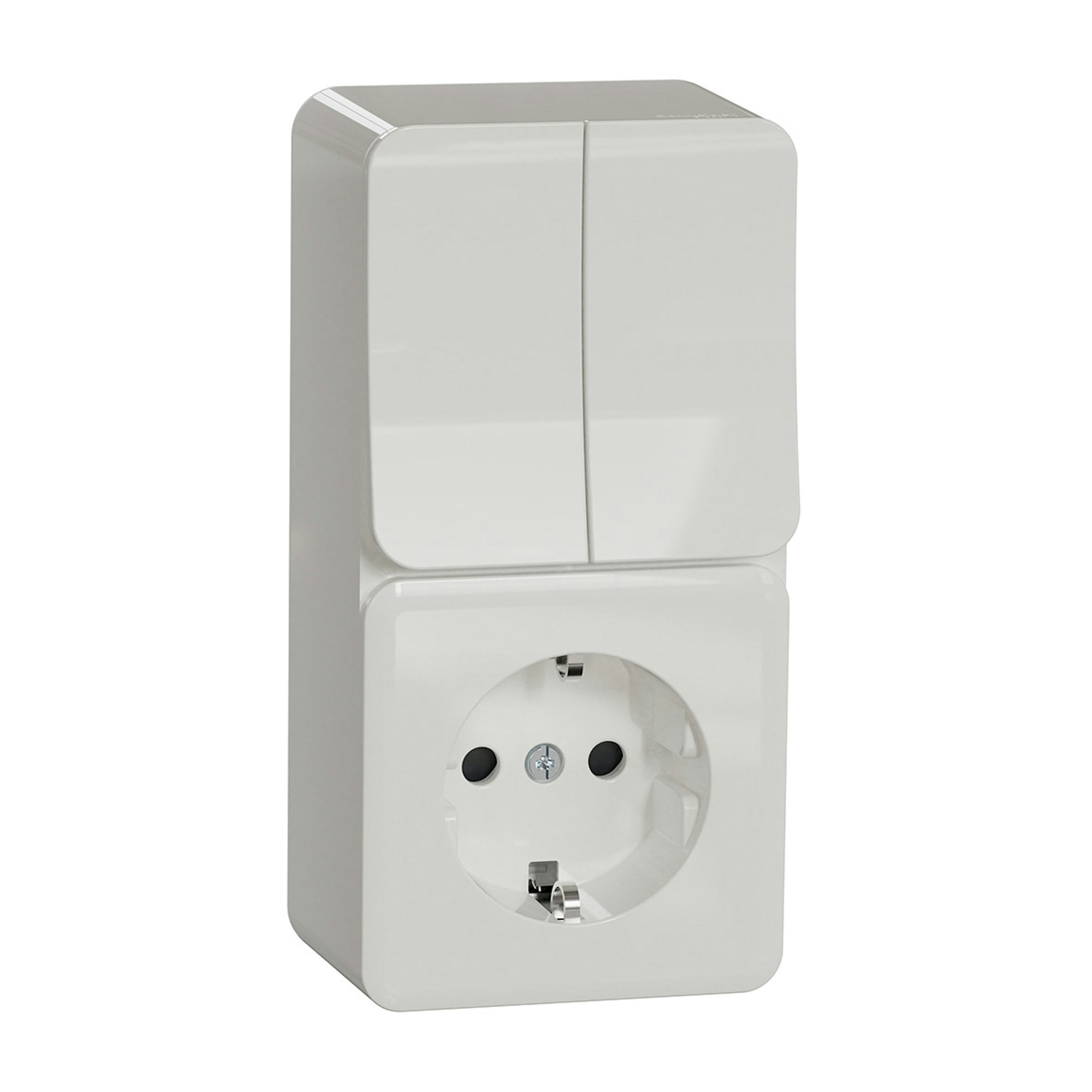 Vägguttag Schneider Electric Exxact Kron