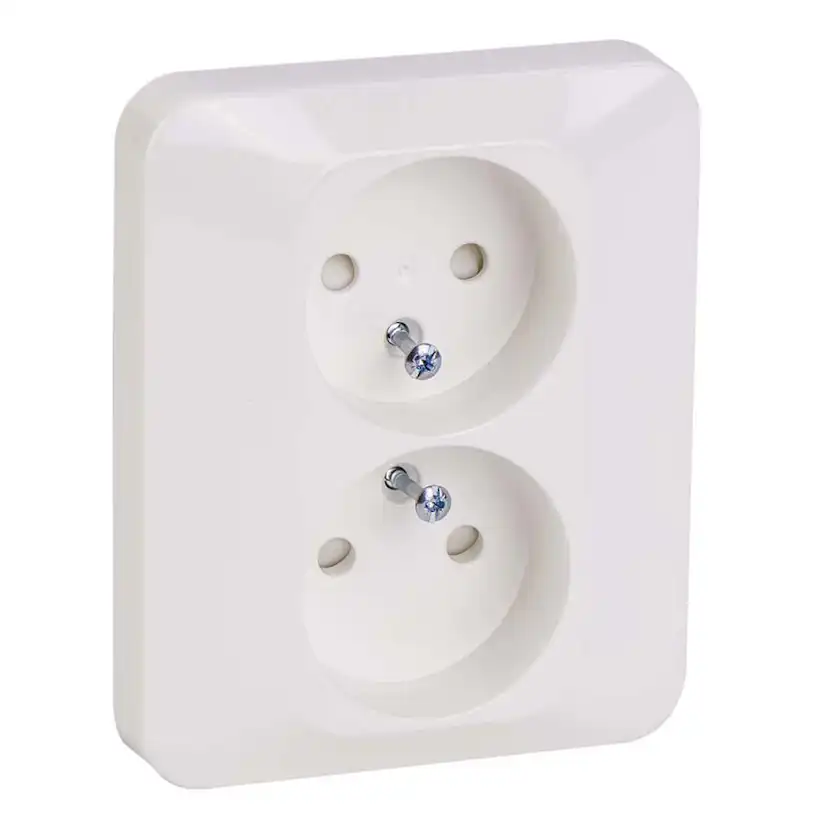 Vägguttag Schneider Electric Trend Ojordat