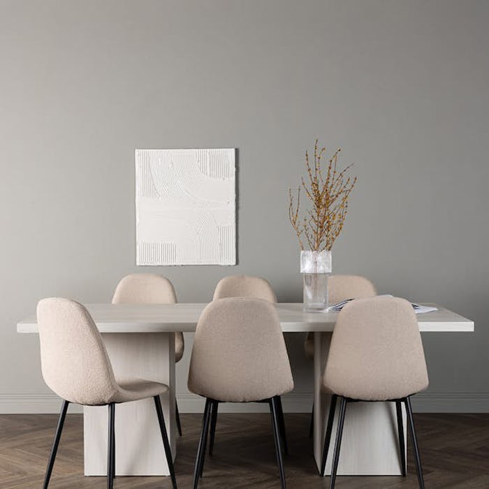 Matgrupp Venture Home Olga med 6 Polar Stolar