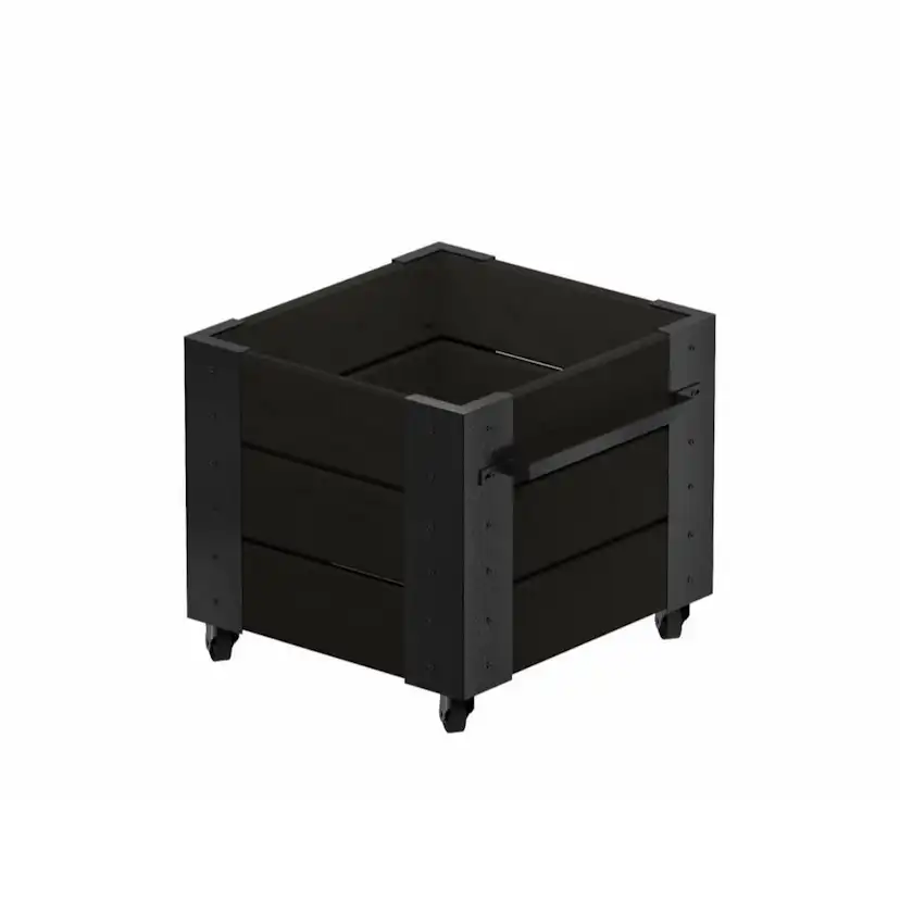 Blomlåda PLUS Cubic 46x50x45 cm Svart