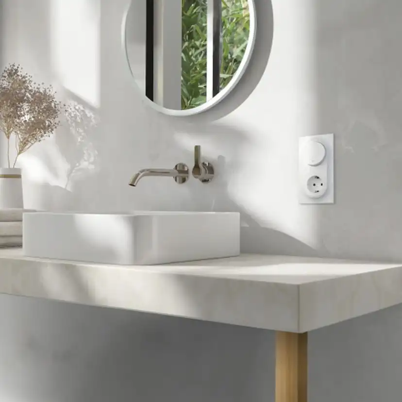 Strömbrytare Elko One Infälld Design 2-pol Skruvanslutning