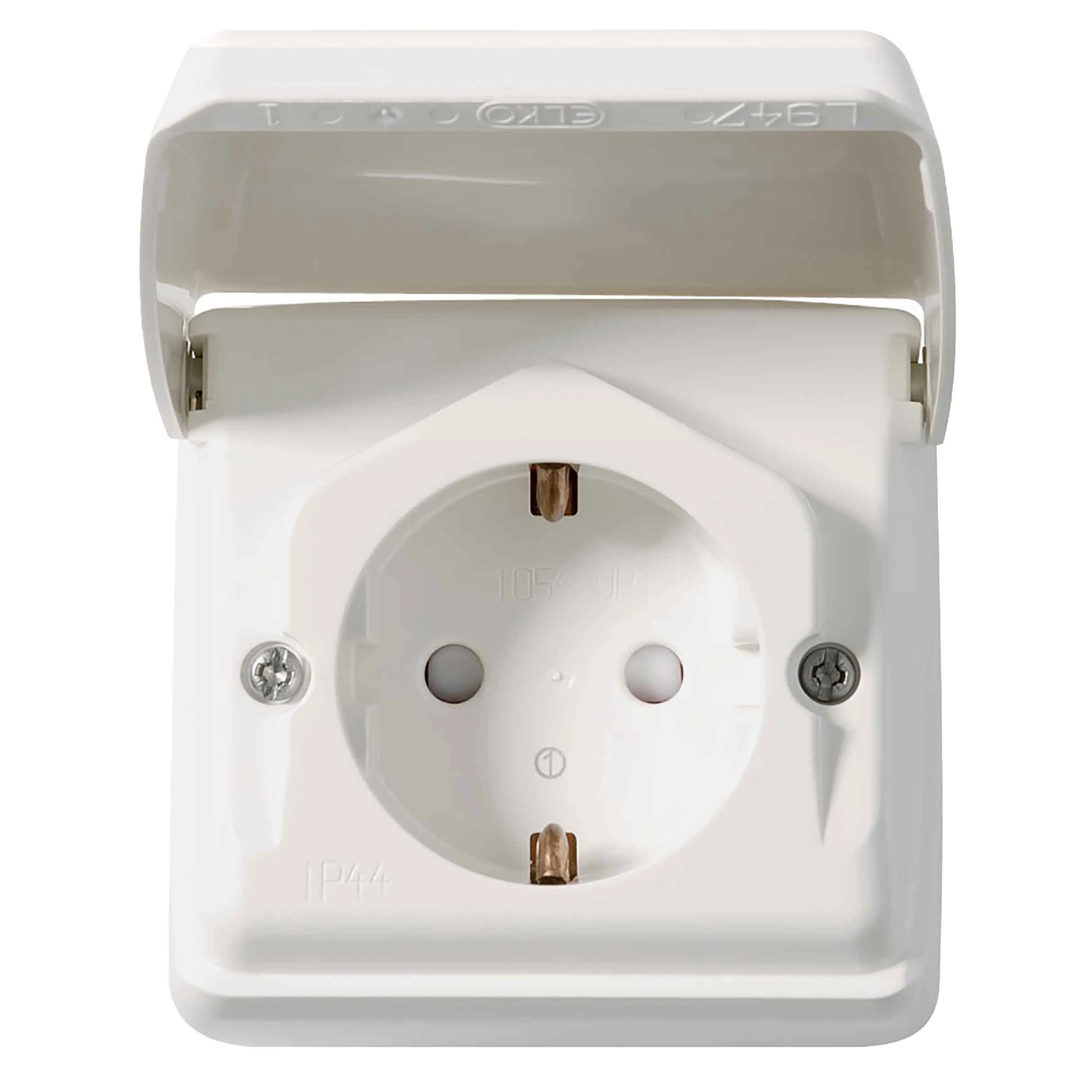 Vägguttag Elko 1-Vägs IP44