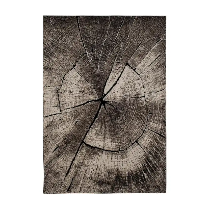 Friezematta KM Carpets Ibiza Tree Grå