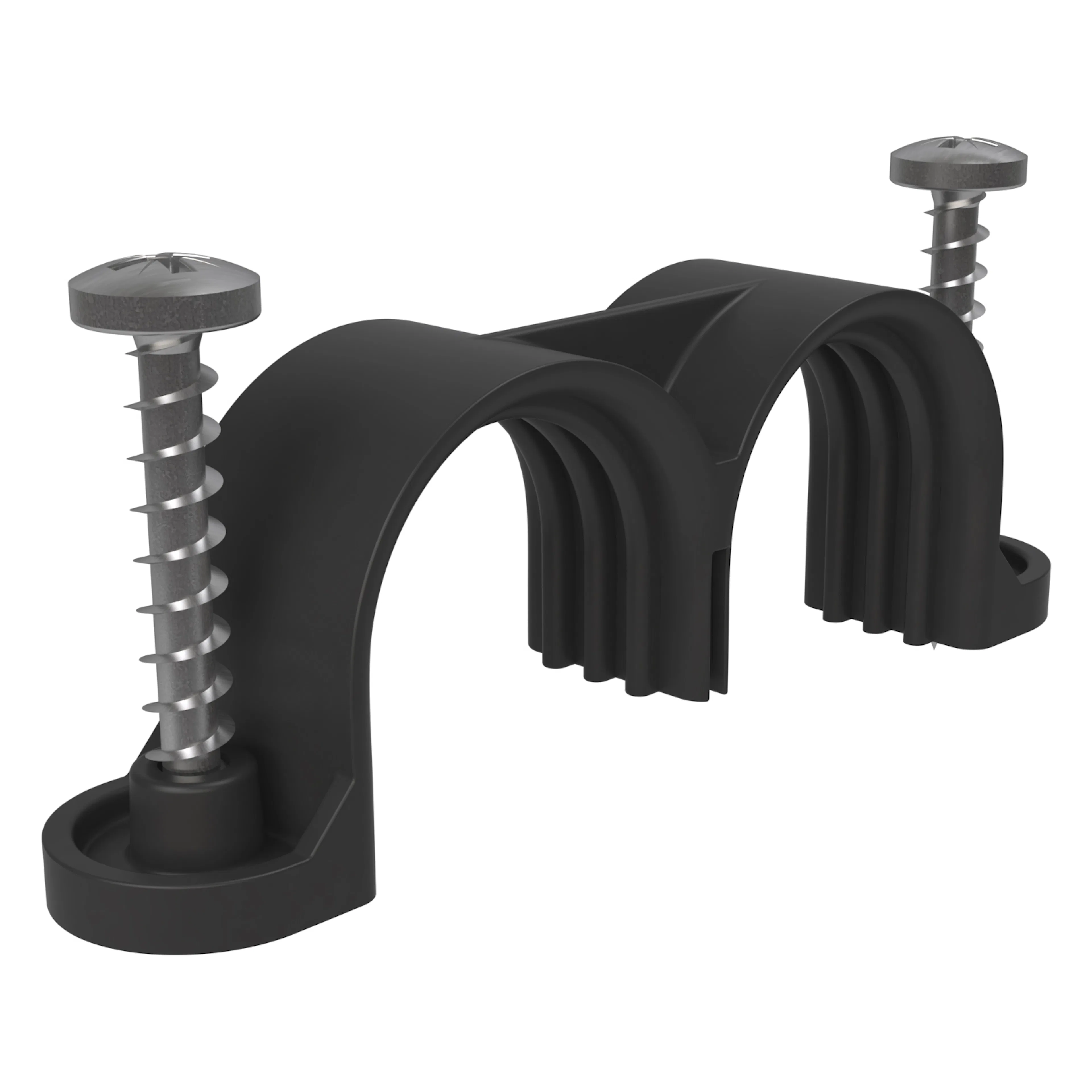 Plastklammer LK Systems Dubbel tomrör 25 mm