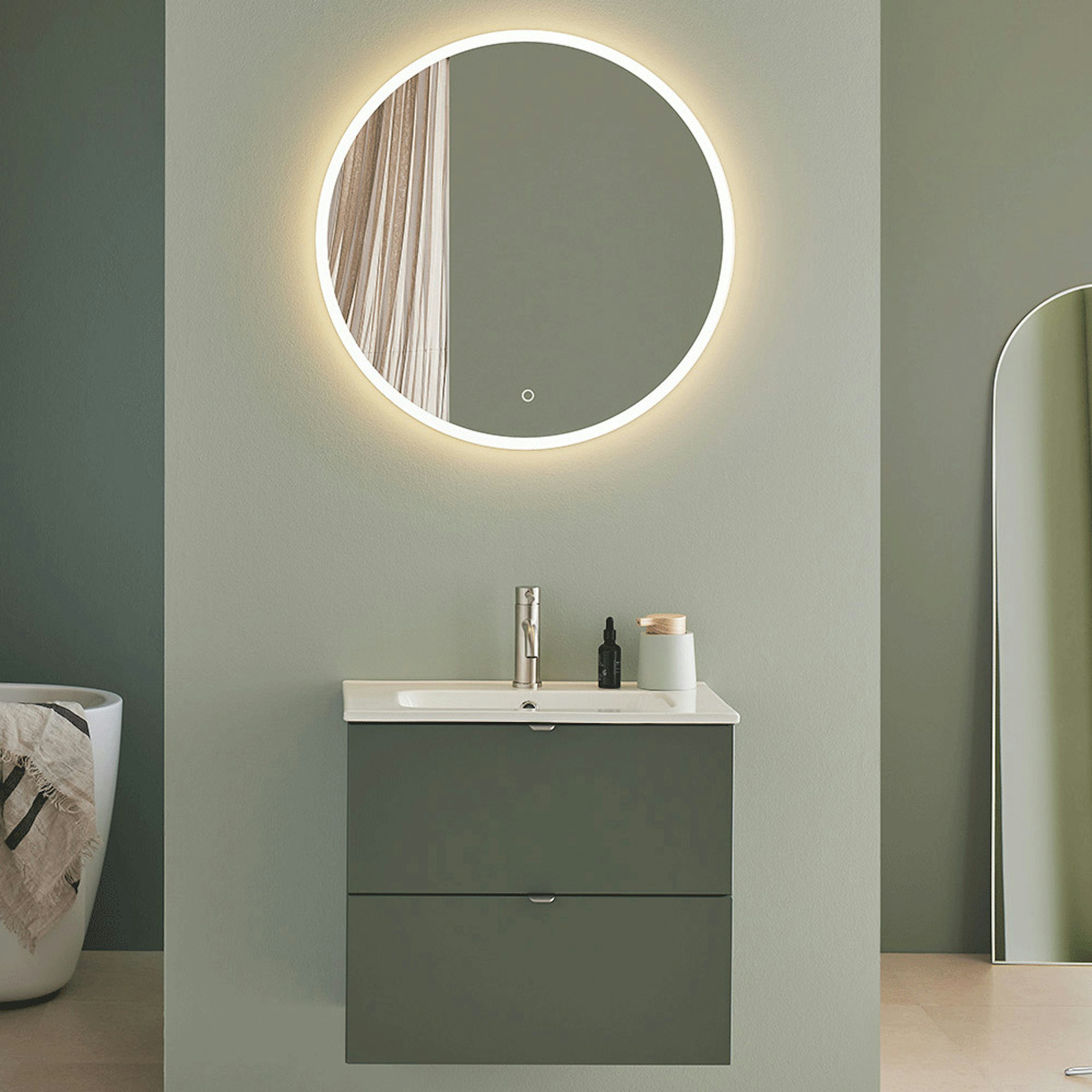 Tvättställsskåp Hafa Haze 2 Lådor med Tvättställ