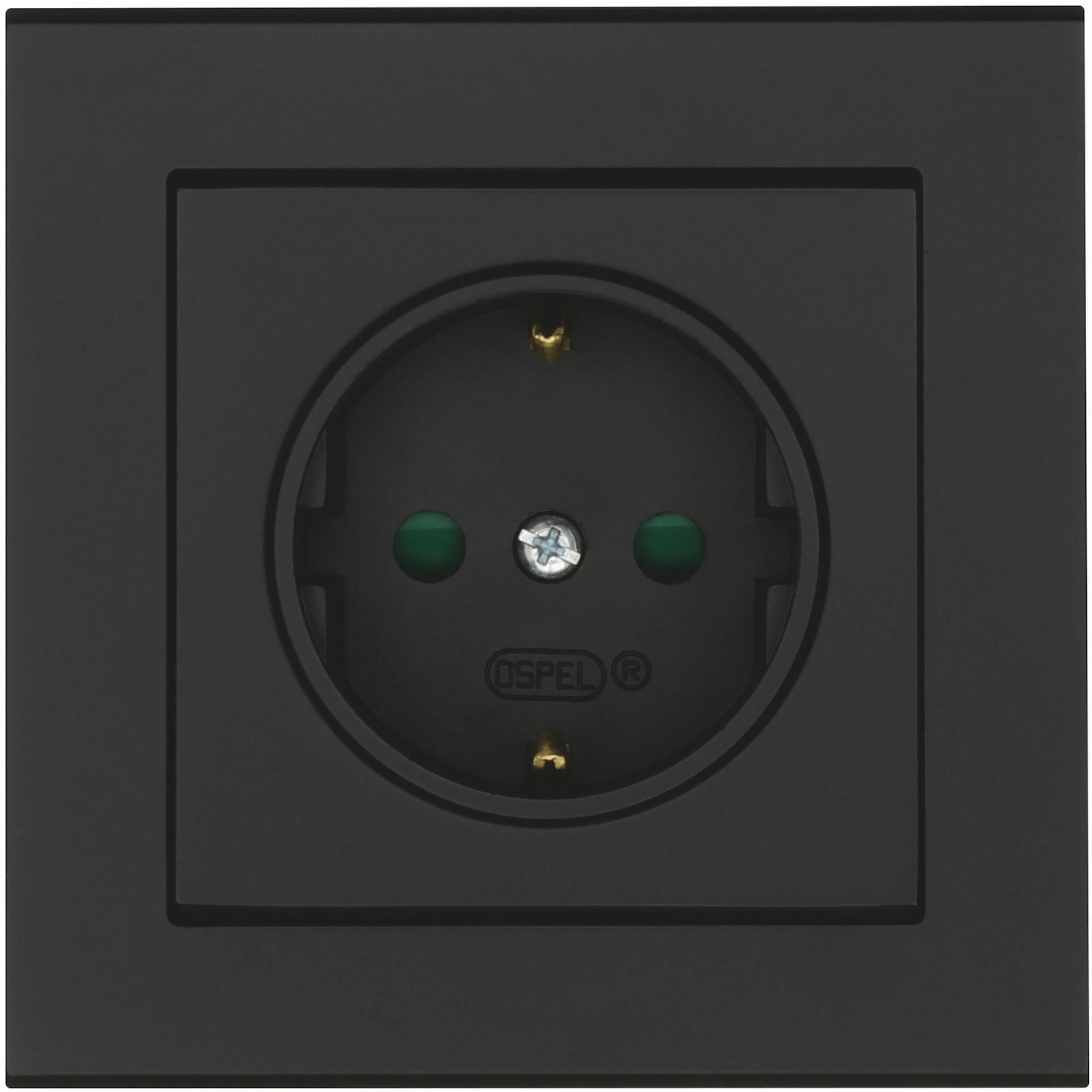 Vägguttag Malmbergs Optima 1-V Mj Skruvlös