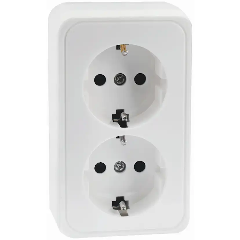 Uttag Malmbergs Gamma 2-Vägs Vit