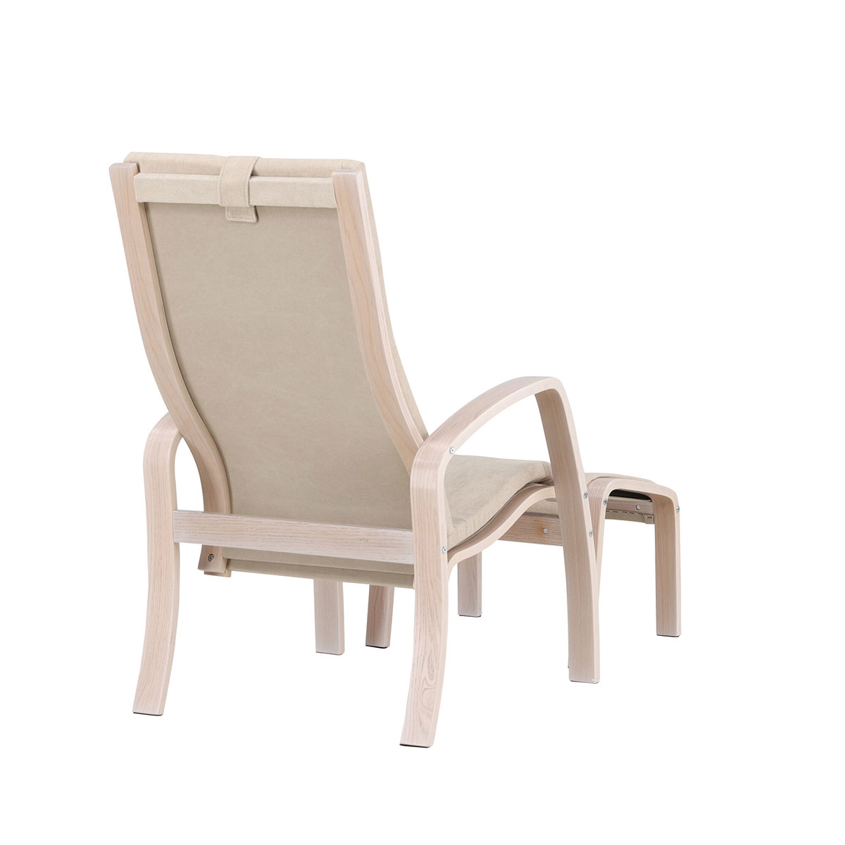 Loungefåtölj Venture Home Grötö med Fotpall