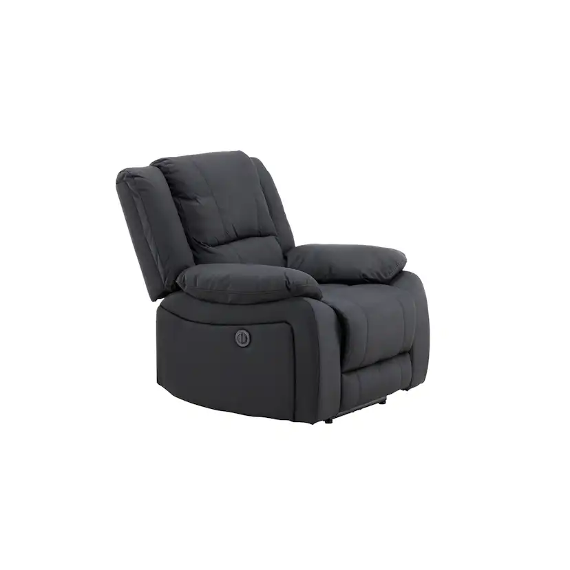 Reclinerfåtölj Venture Home Singapore Svart Fåtölj Polyester