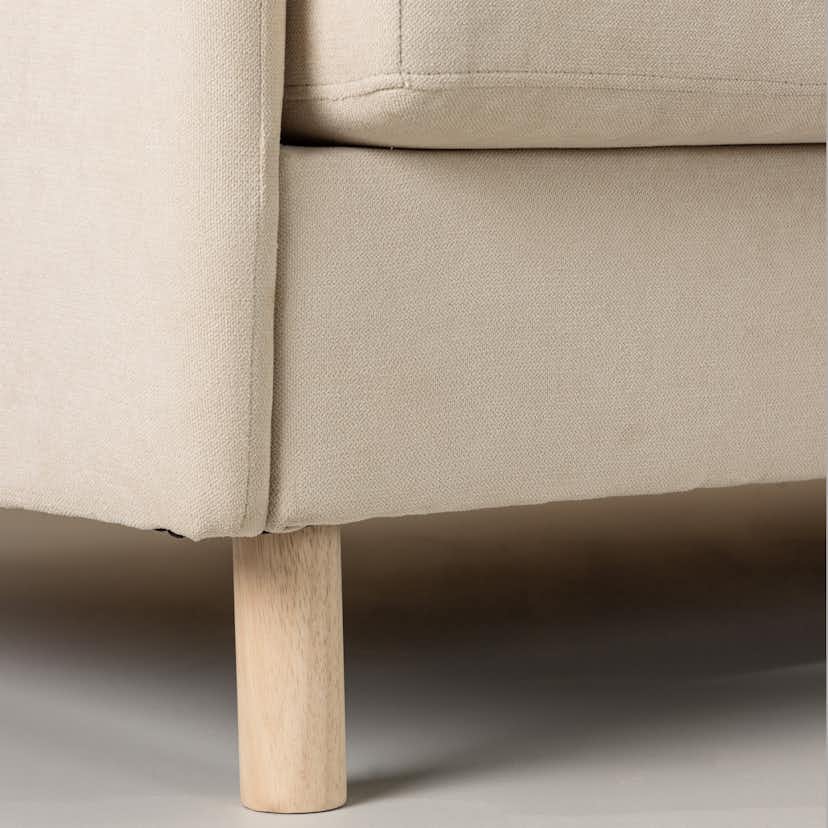 3-sitssoffa Venture Home Zero Ljusbeige 183,5 cm