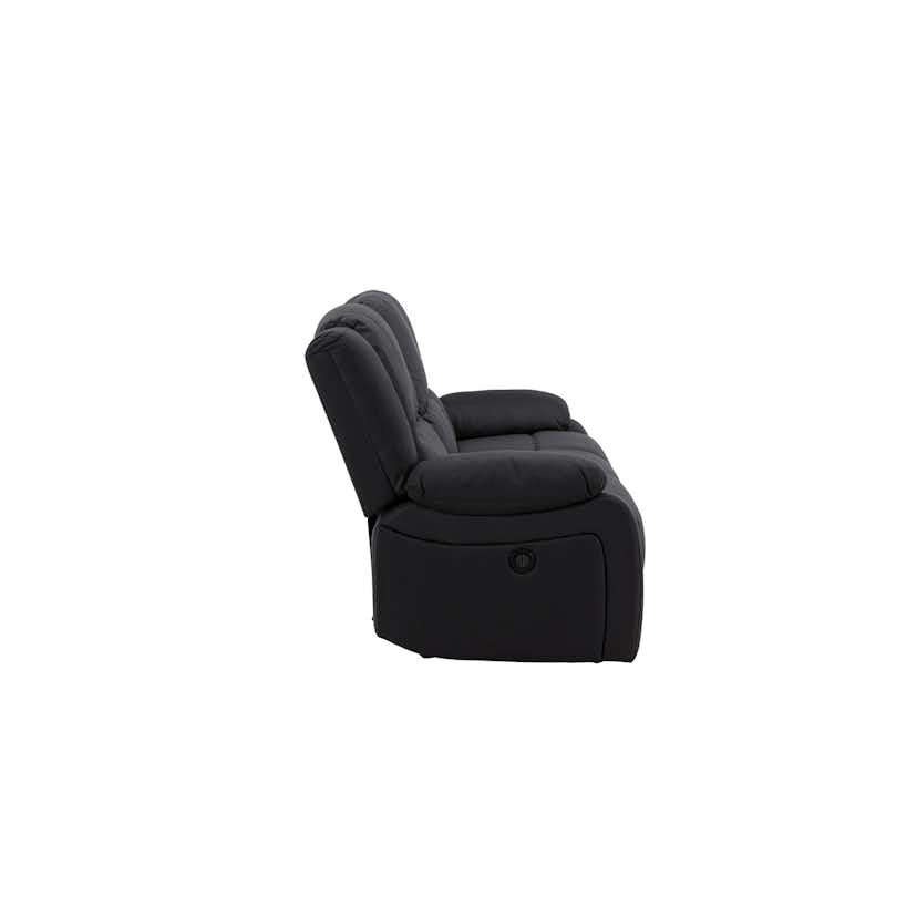 Soffa Venture Home Singapore Svart 3-Sits Reclinersoffa i Polyester