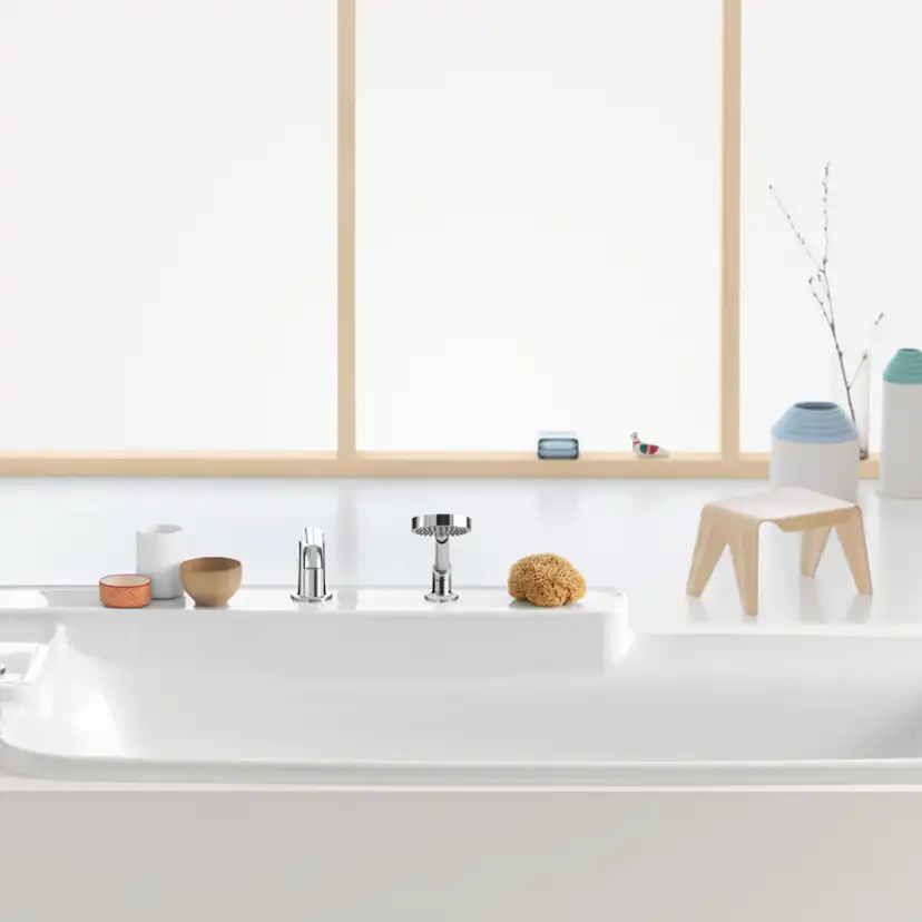 Inbyggnadsdel Hansgrohe Securflex-set till Karkant med Handdusch